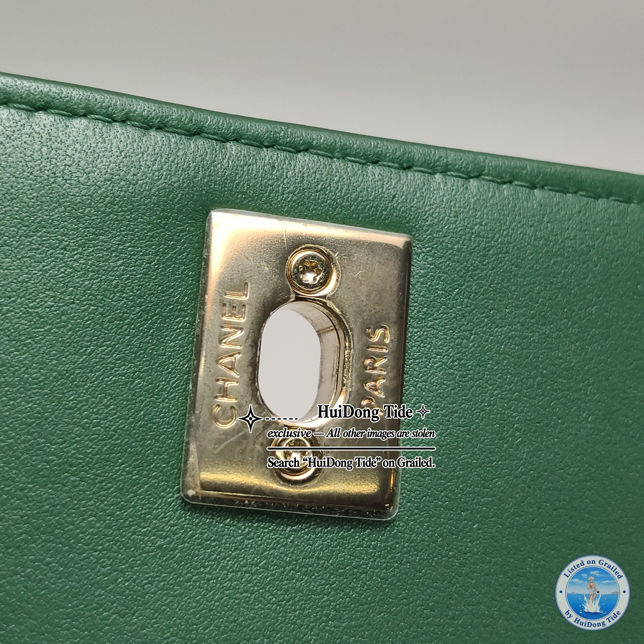 Chanel Chanel Trendy CC Chevron Leather Handle Bag Size ONE SIZE - 8 Thumbnail
