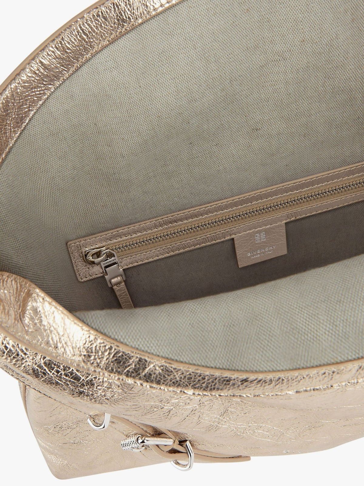 Givenchy Givenchy Voyou metallized leather shoulder bag Size ONE SIZE - 4 Thumbnail