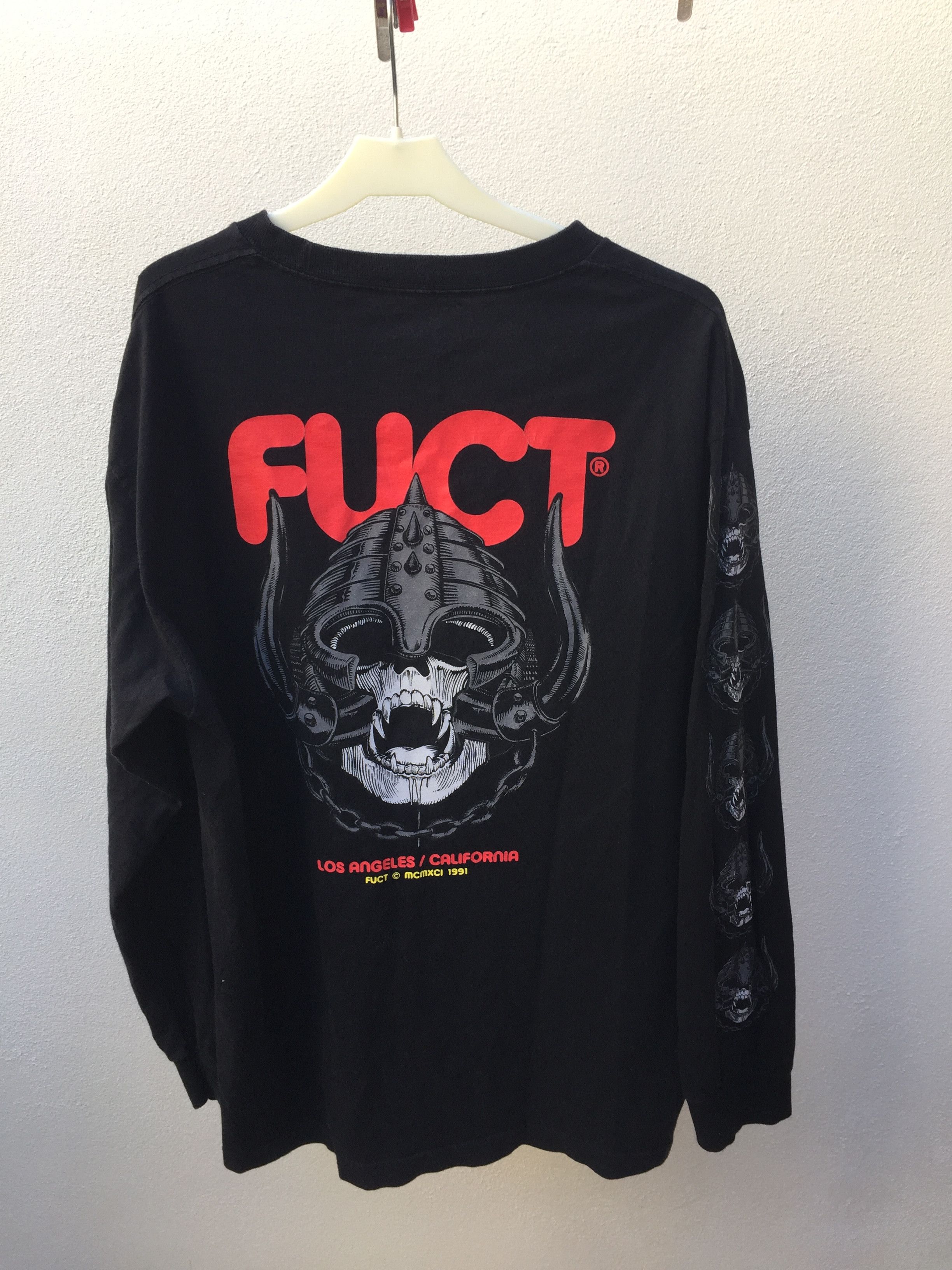 Fuct × Vintage Fuct Vintage 90s Long Sleeve T-Shirt Iron Head Made 