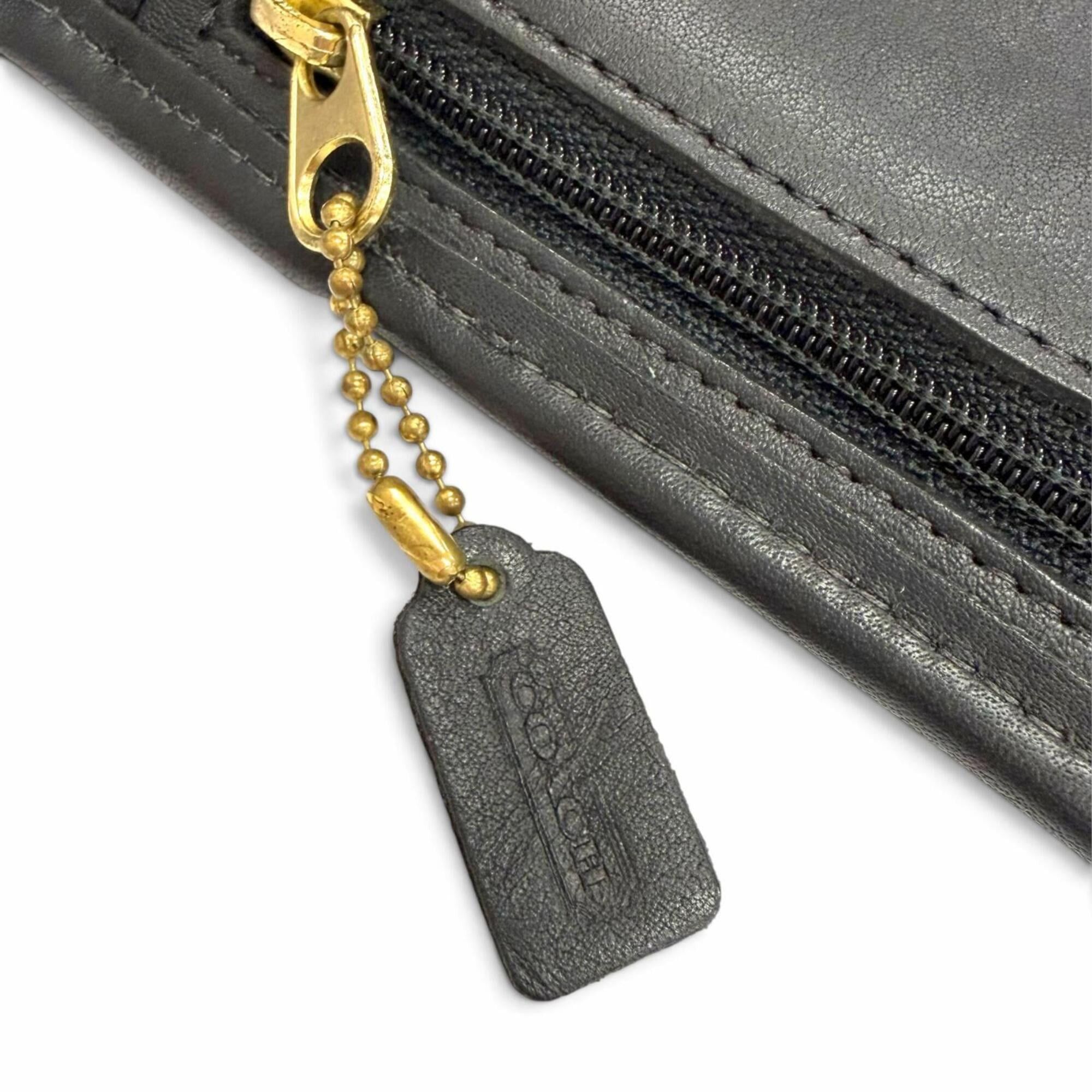 Coach COACH Vintage 6908 Glove Leather Old Coach Turnlock Tourist Pouch Shoulder Bag Black Women's Size ONE SIZE - 10 Thumbnail