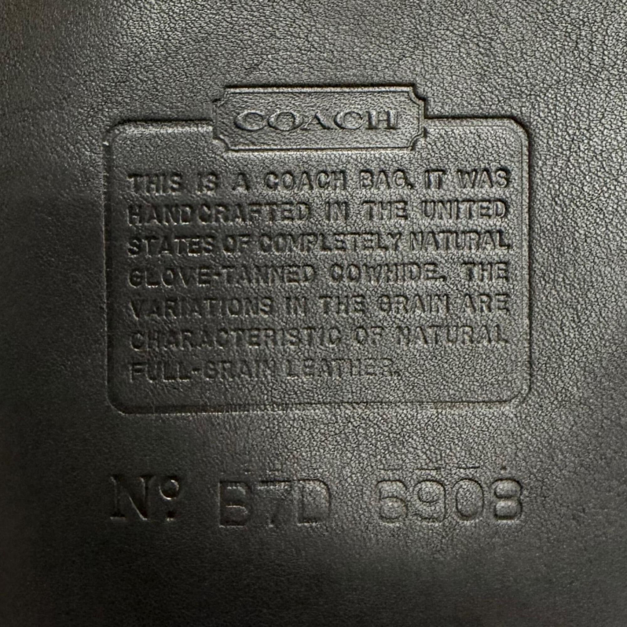 Coach COACH Vintage 6908 Glove Leather Old Coach Turnlock Tourist Pouch Shoulder Bag Black Women's Size ONE SIZE - 13 Thumbnail