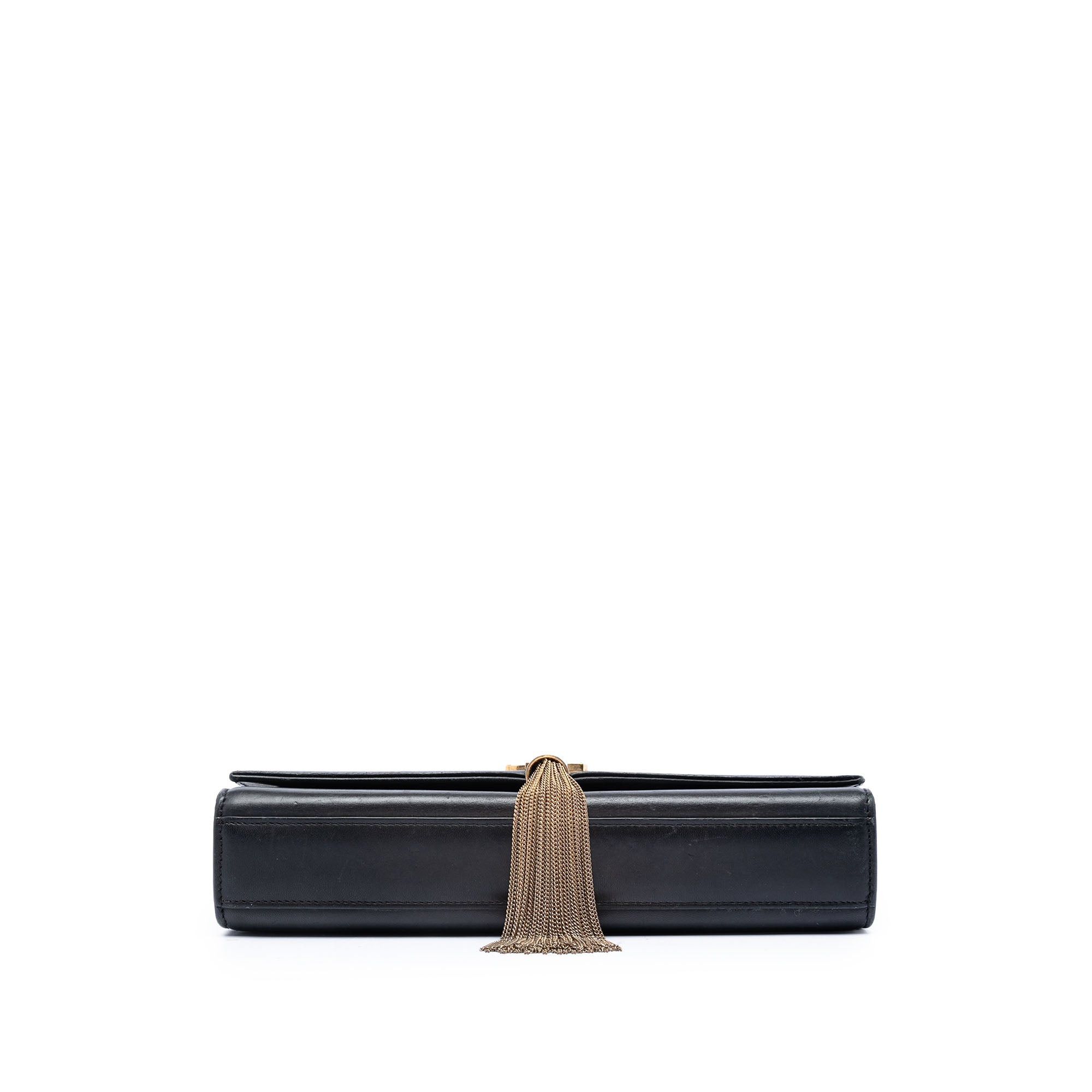 Saint Laurent Paris Smooth Calfskin Classic Monogram Kate Tassel Crossbody Size ONE SIZE - 3 Thumbnail