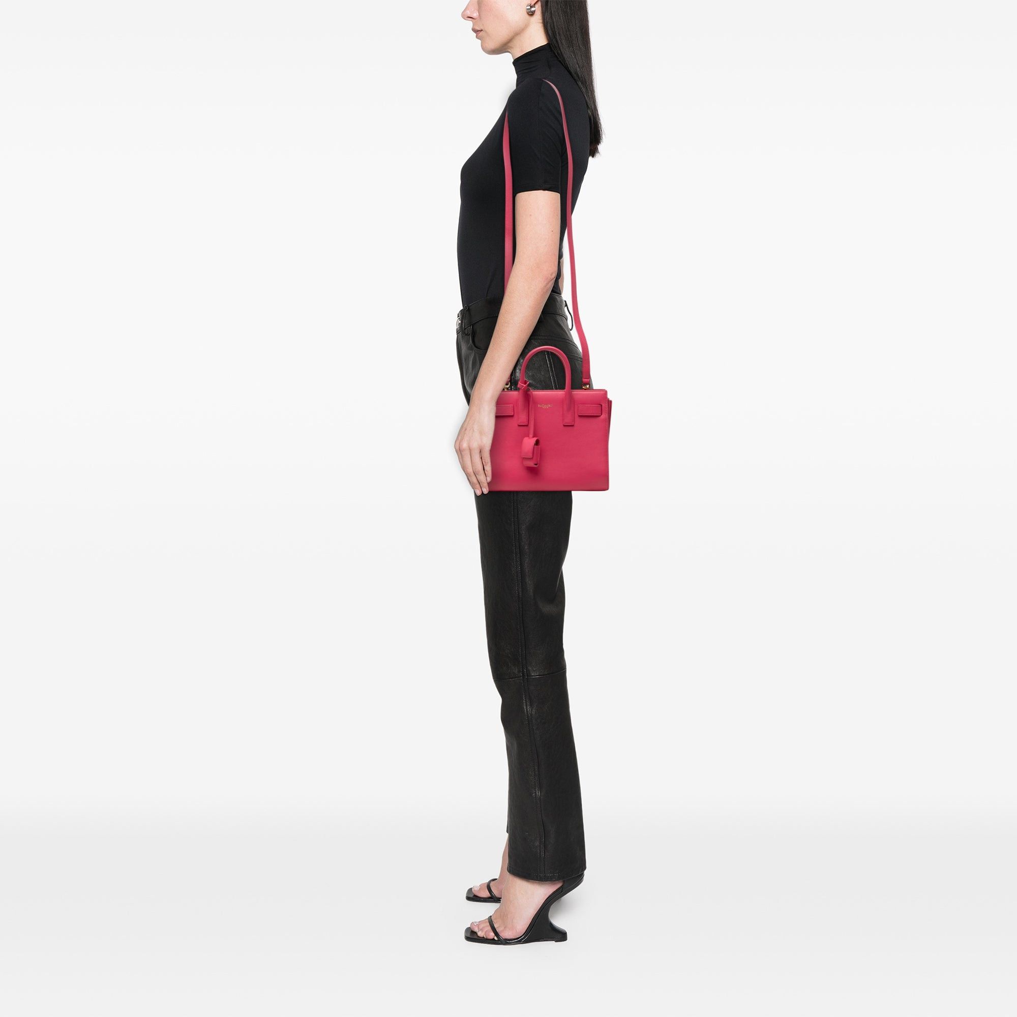 Saint Laurent Paris Nano Leather Sac De Jour Satchel Size ONE SIZE - 6 Thumbnail