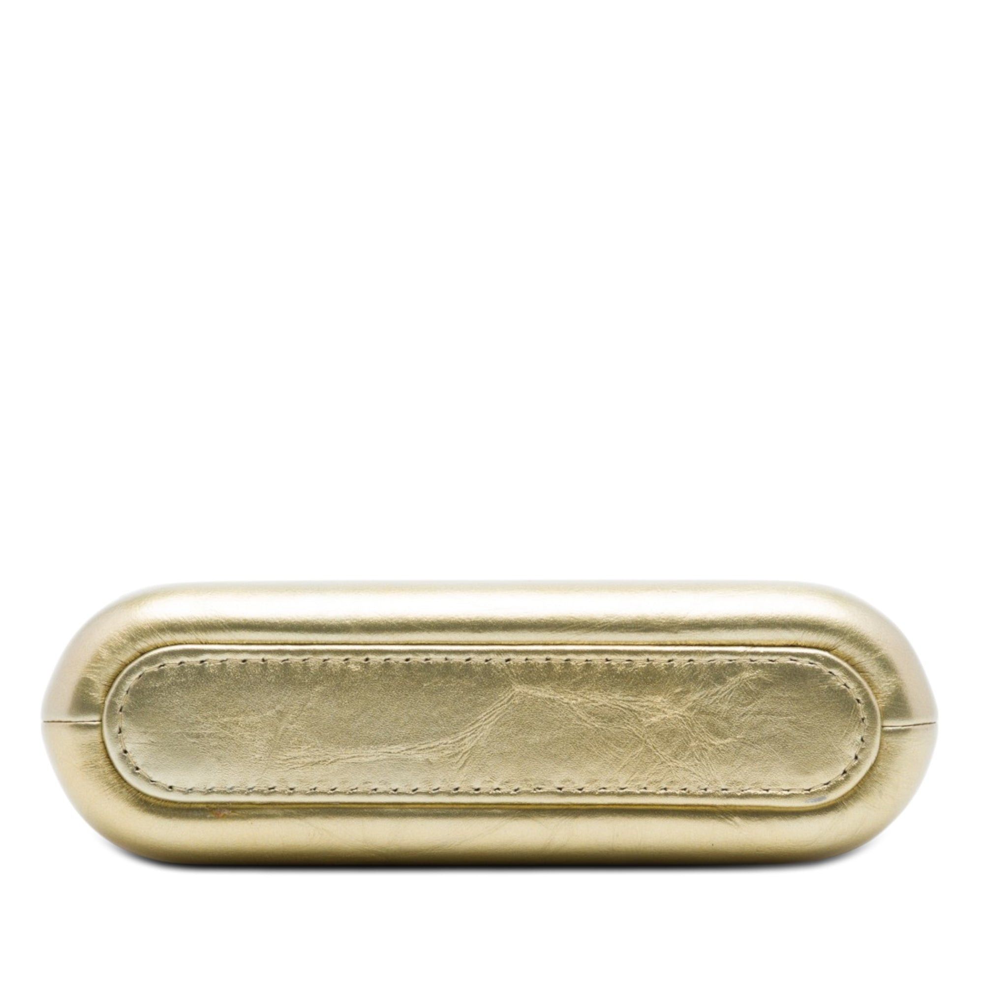 Chanel Quilted Metallic Aged Calfskin Gabrielle Clutch With Chain Size ONE SIZE - 3 Thumbnail