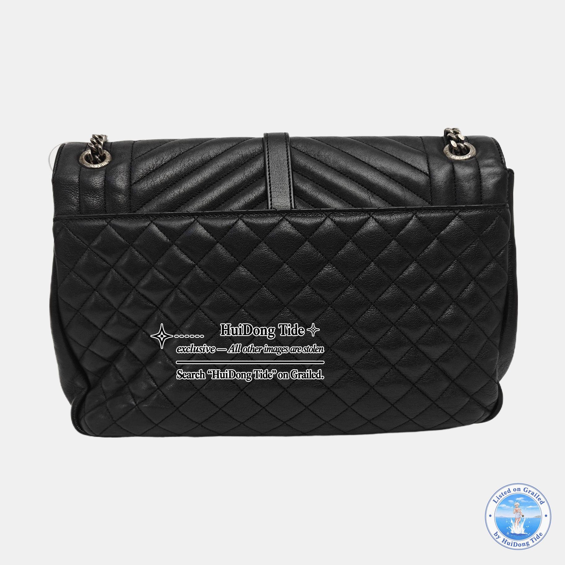 Saint Laurent Paris Saint Laurent Envelope Quilted Leather Shoulder Bag Size ONE SIZE - 5 Thumbnail