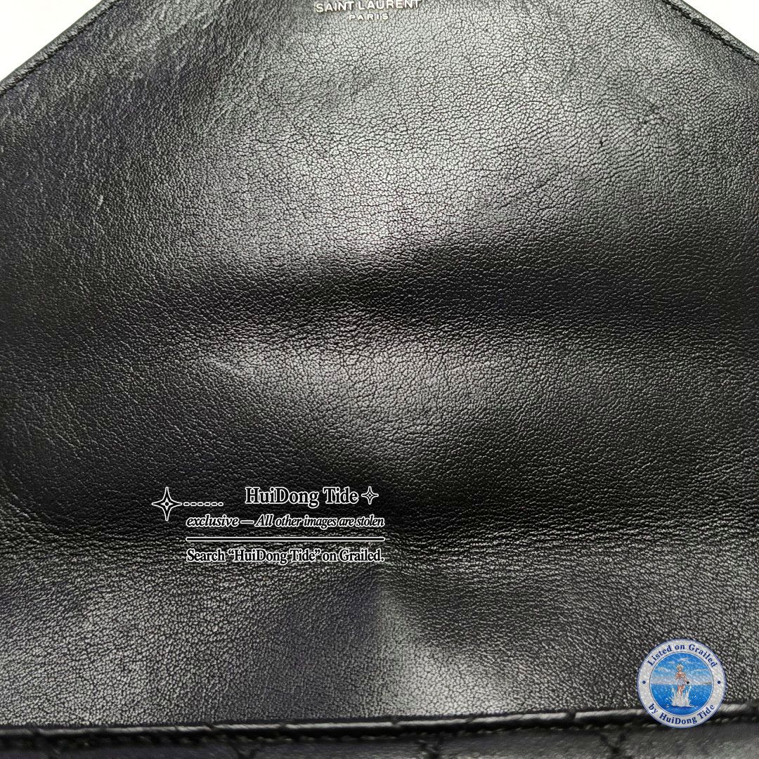 Saint Laurent Paris Saint Laurent Envelope Quilted Leather Shoulder Bag Size ONE SIZE - 10 Thumbnail
