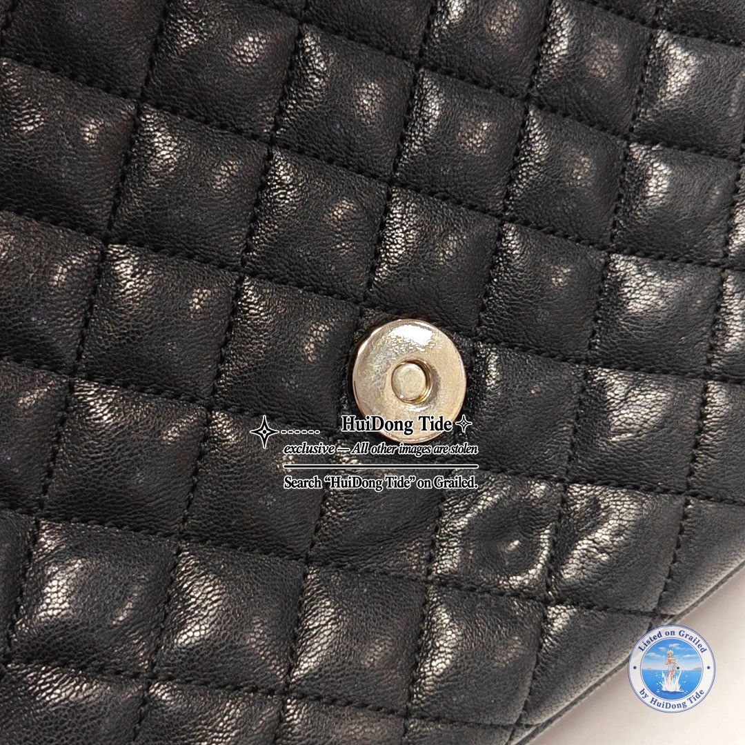 Saint Laurent Paris Saint Laurent Envelope Quilted Leather Shoulder Bag Size ONE SIZE - 8 Thumbnail