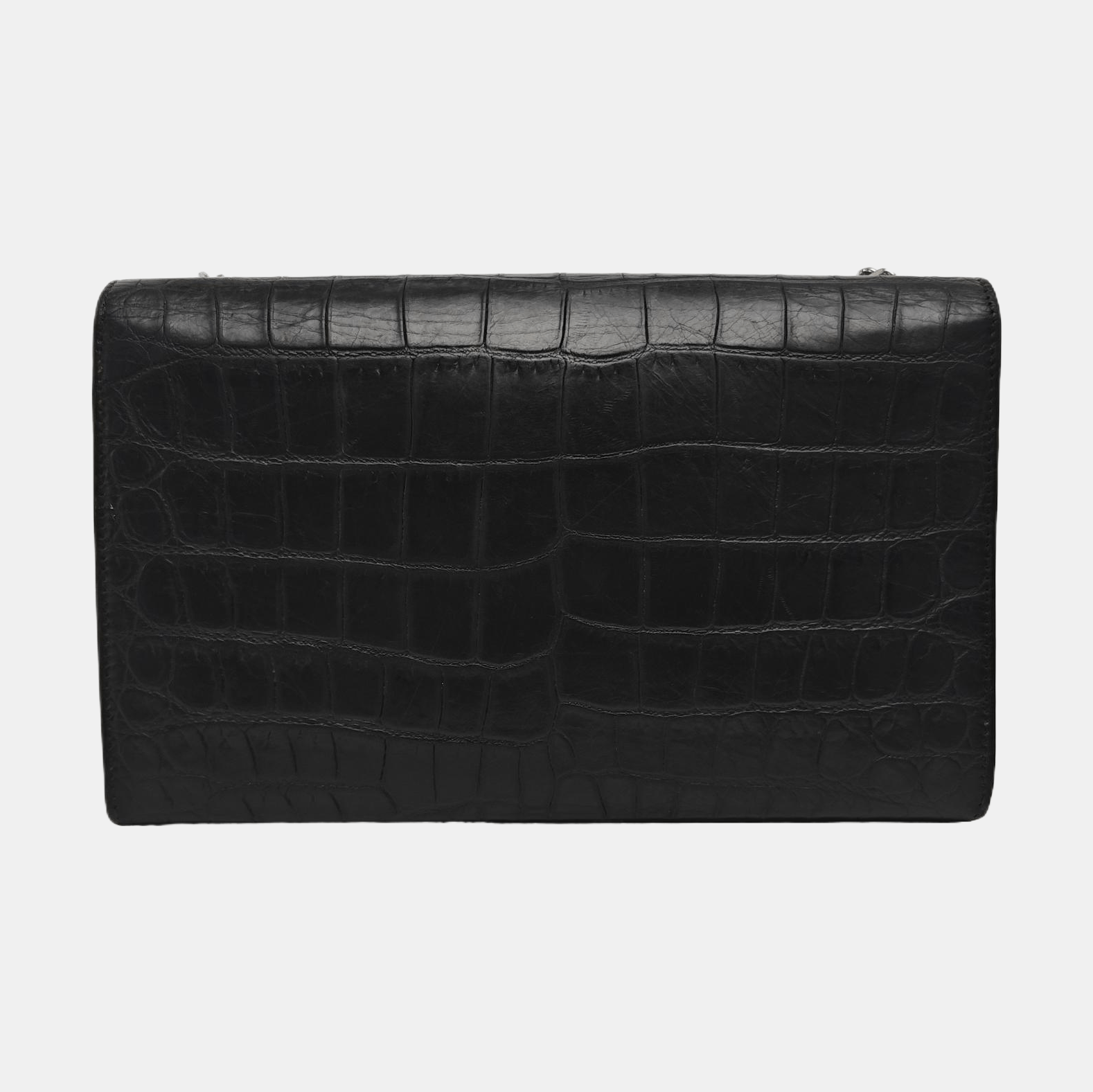 Saint Laurent Paris Saint Laurent Kate Croc-Embossed Tassel Shoulder Bag Size ONE SIZE - 5 Thumbnail