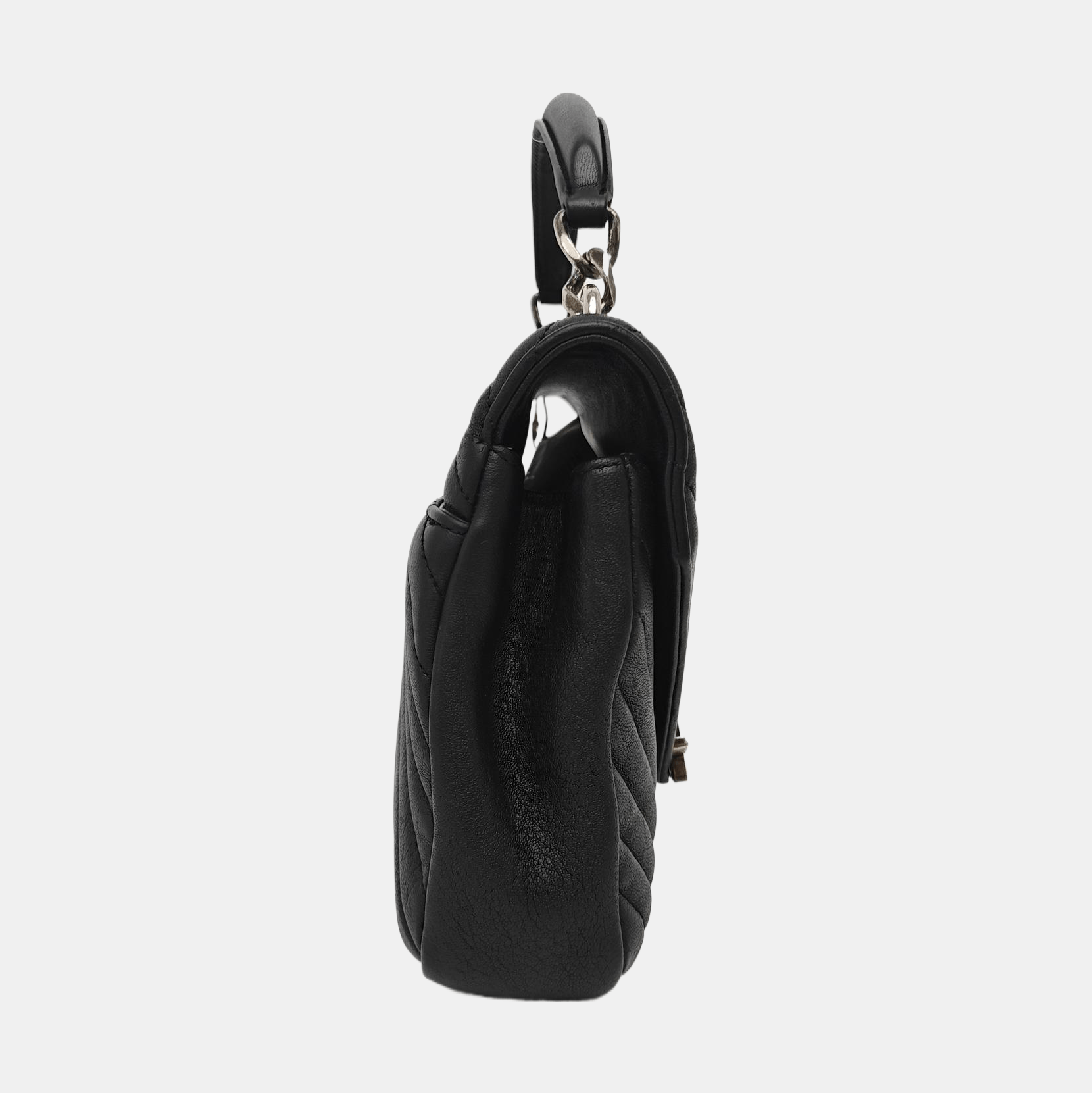 Saint Laurent Paris Saint Laurent College Quilted Leather Handbag ONE SIZE Size ONE SIZE - 4 Thumbnail