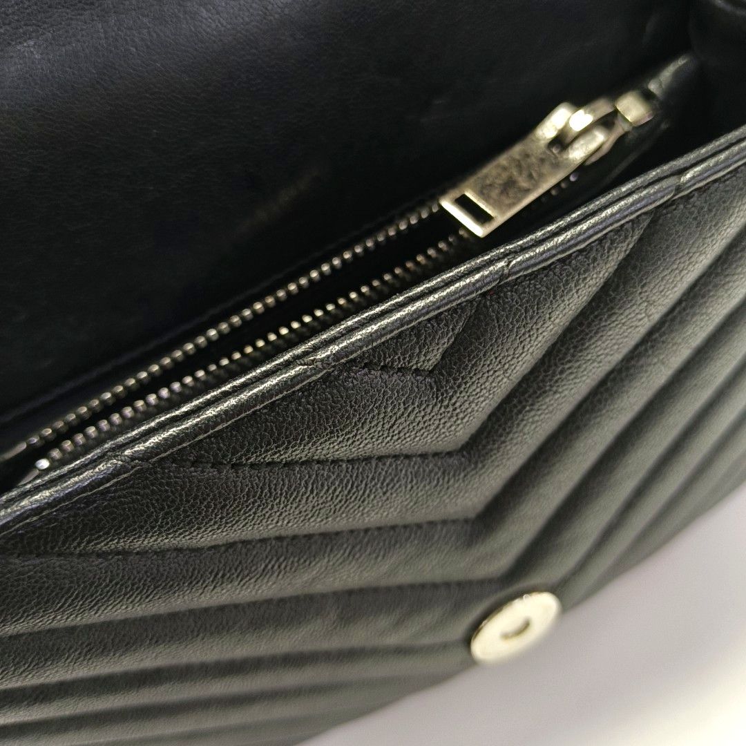 Saint Laurent Paris Saint Laurent College Quilted Leather Handbag ONE SIZE Size ONE SIZE - 16 Thumbnail