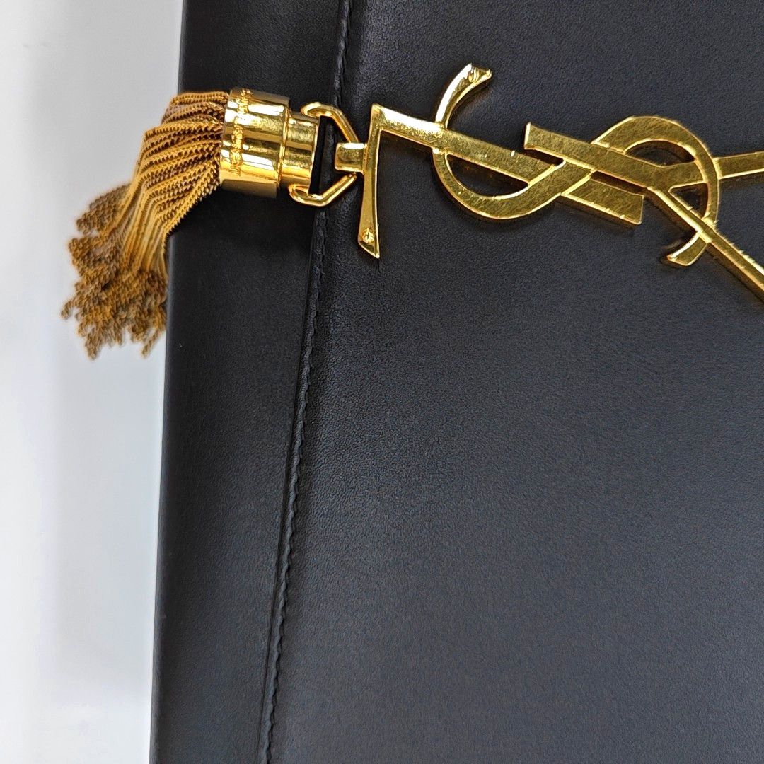Saint Laurent Paris Saint Laurent Kate Leather Tassel Shoulder Bag ONE SIZE Size ONE SIZE - 8 Thumbnail