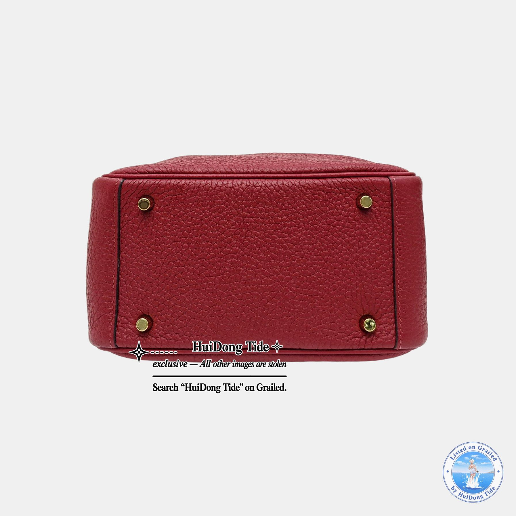Hermes HERMÈS Lindy Mini Clemence Leather Bag Size ONE SIZE Size ONE SIZE - 5 Thumbnail