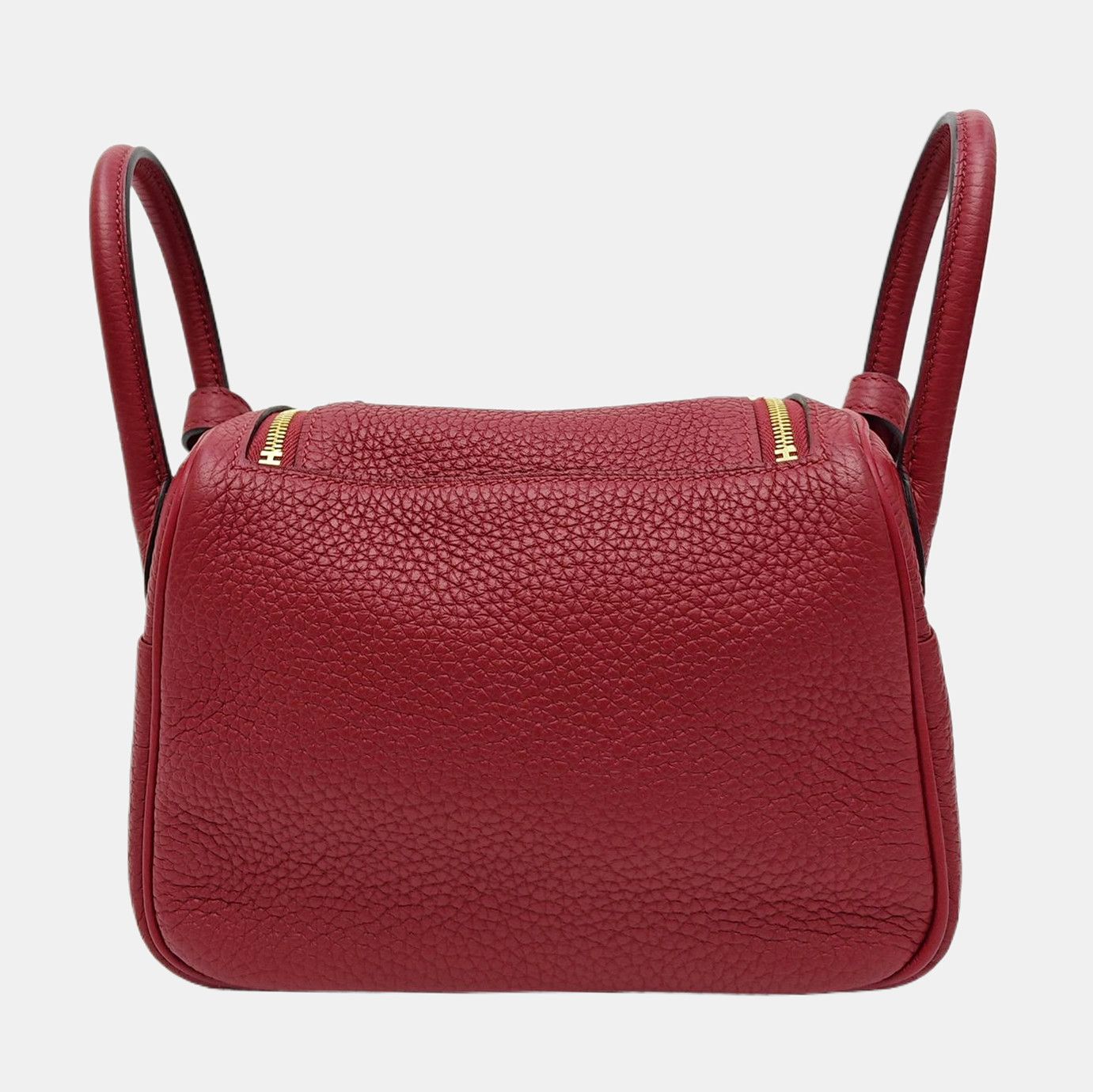 Hermes HERMÈS Lindy Mini Clemence Leather Bag Size ONE SIZE Size ONE SIZE - 4 Thumbnail