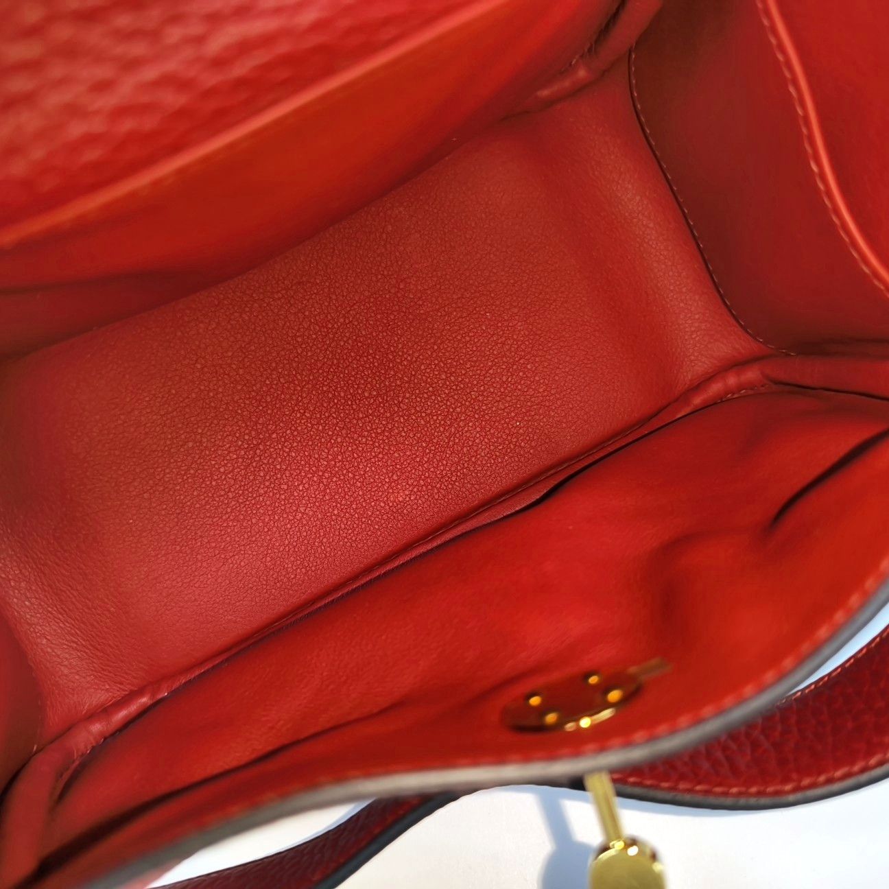Hermes HERMÈS Lindy Mini Clemence Leather Bag Size ONE SIZE Size ONE SIZE - 6 Thumbnail