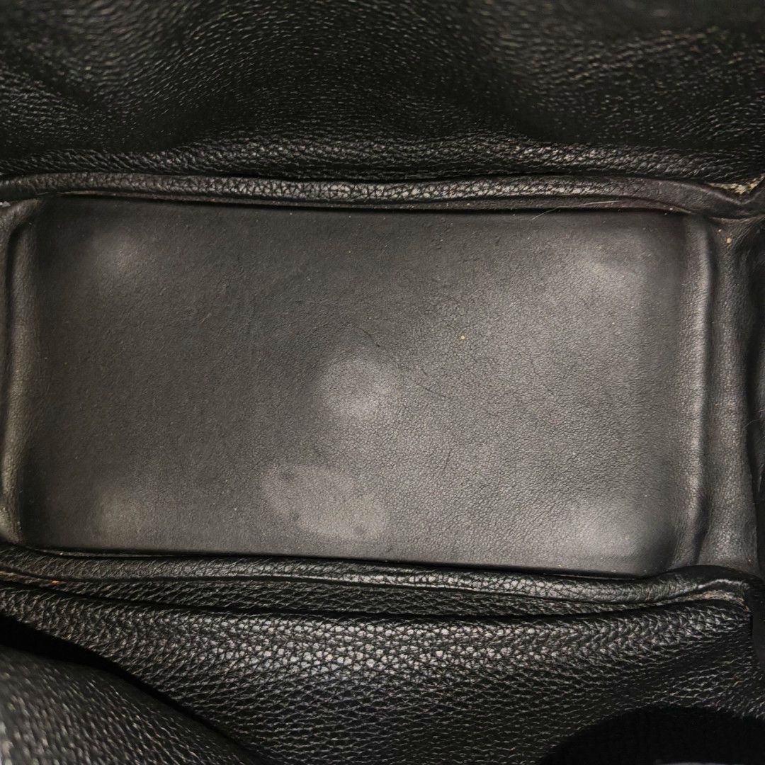 Hermes Hermès Lindy 26 Black Clemence Leather Bag Size ONE SIZE - 6 Thumbnail