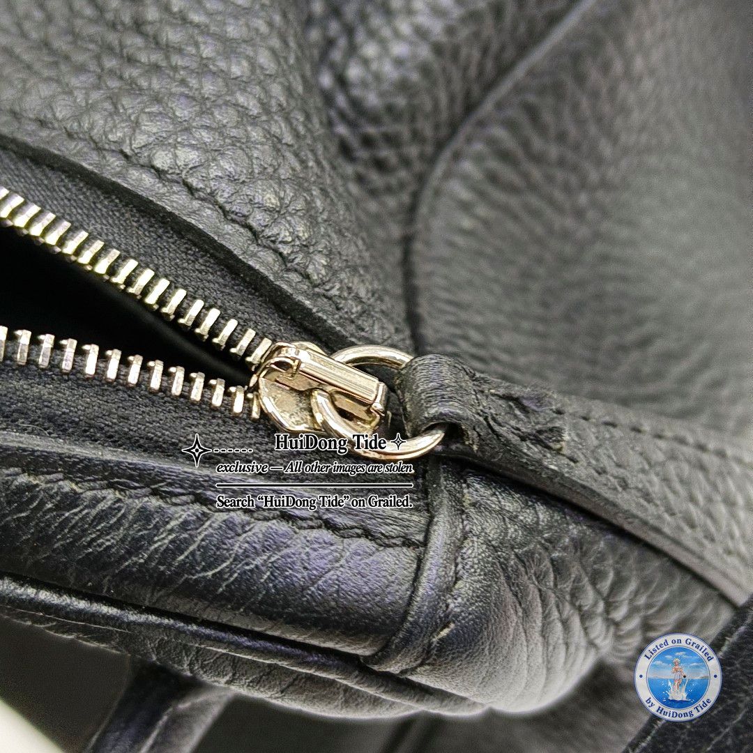 Hermes Hermès Lindy 26 Black Clemence Leather Bag Size ONE SIZE - 11 Thumbnail