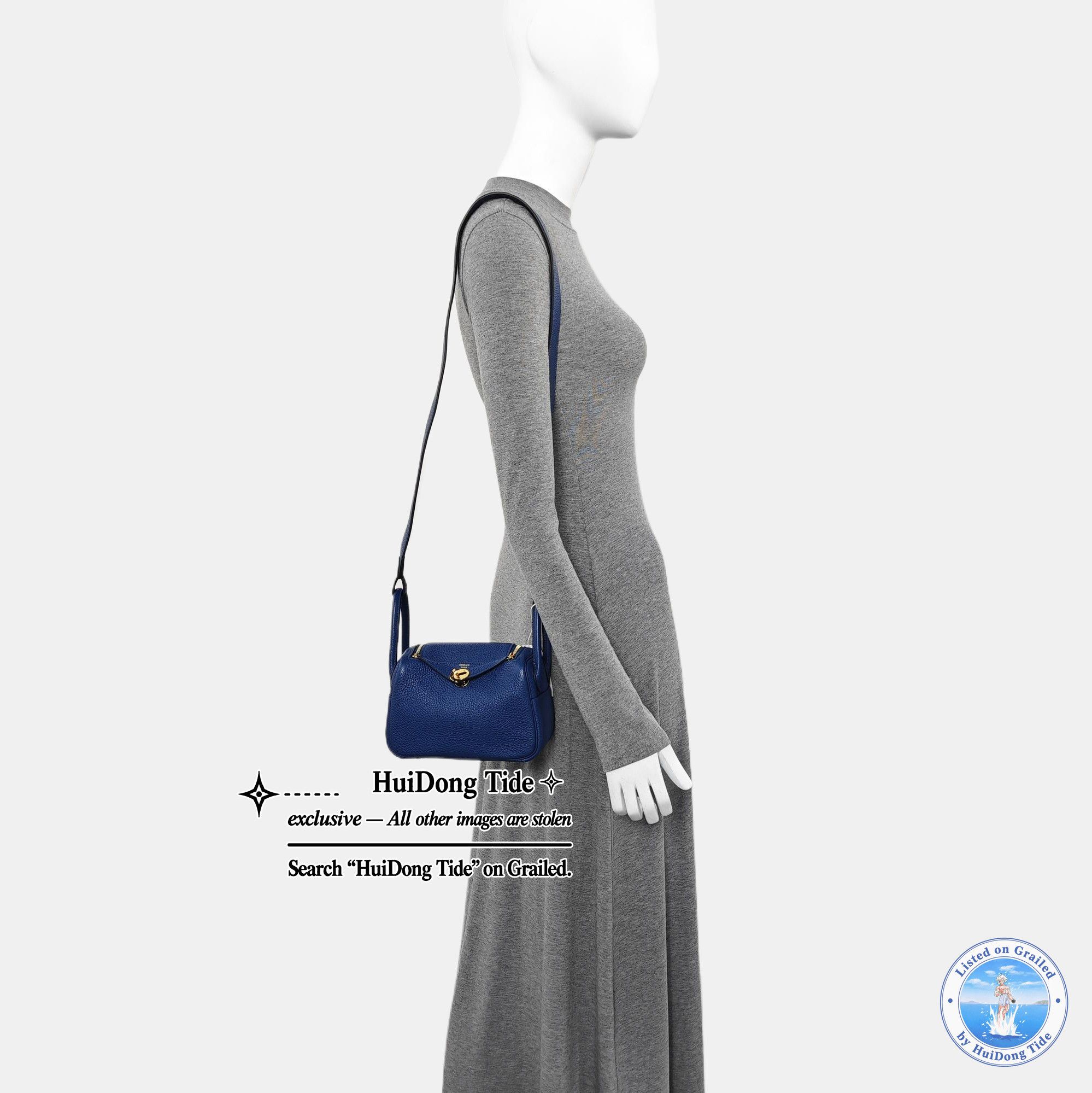 Hermes HERMÈS Lindy Mini Clemence Leather Bag Size Mini Size ONE SIZE - 2 Thumbnail