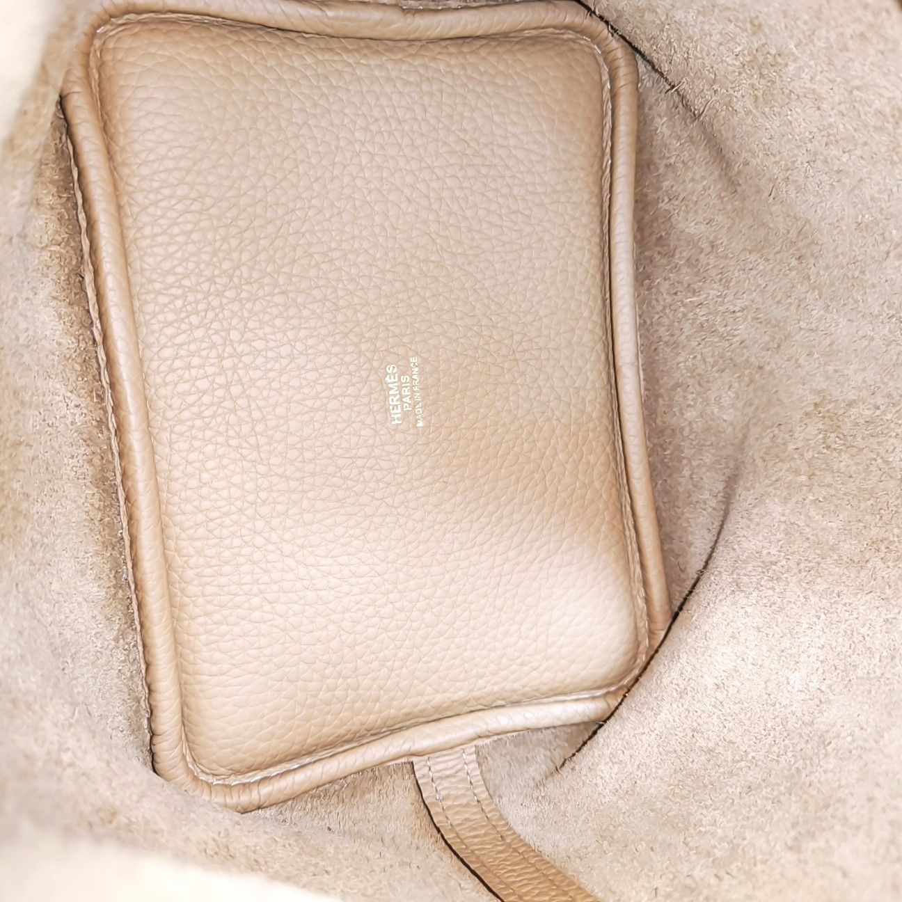 Hermes HERMÈS Picotin Lock 18 Biscuit Clemence Leather Bag Size ONE SIZE - 10 Thumbnail