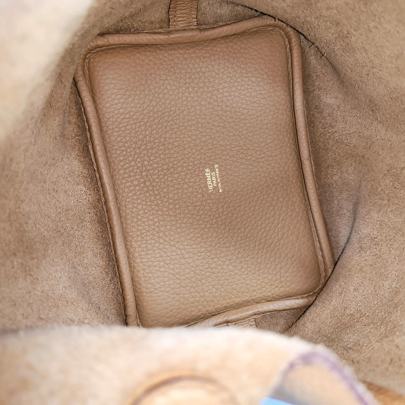 Hermes HERMÈS Picotin Lock 18 Biscuit Clemence Leather Bag Size ONE SIZE - 6 Thumbnail