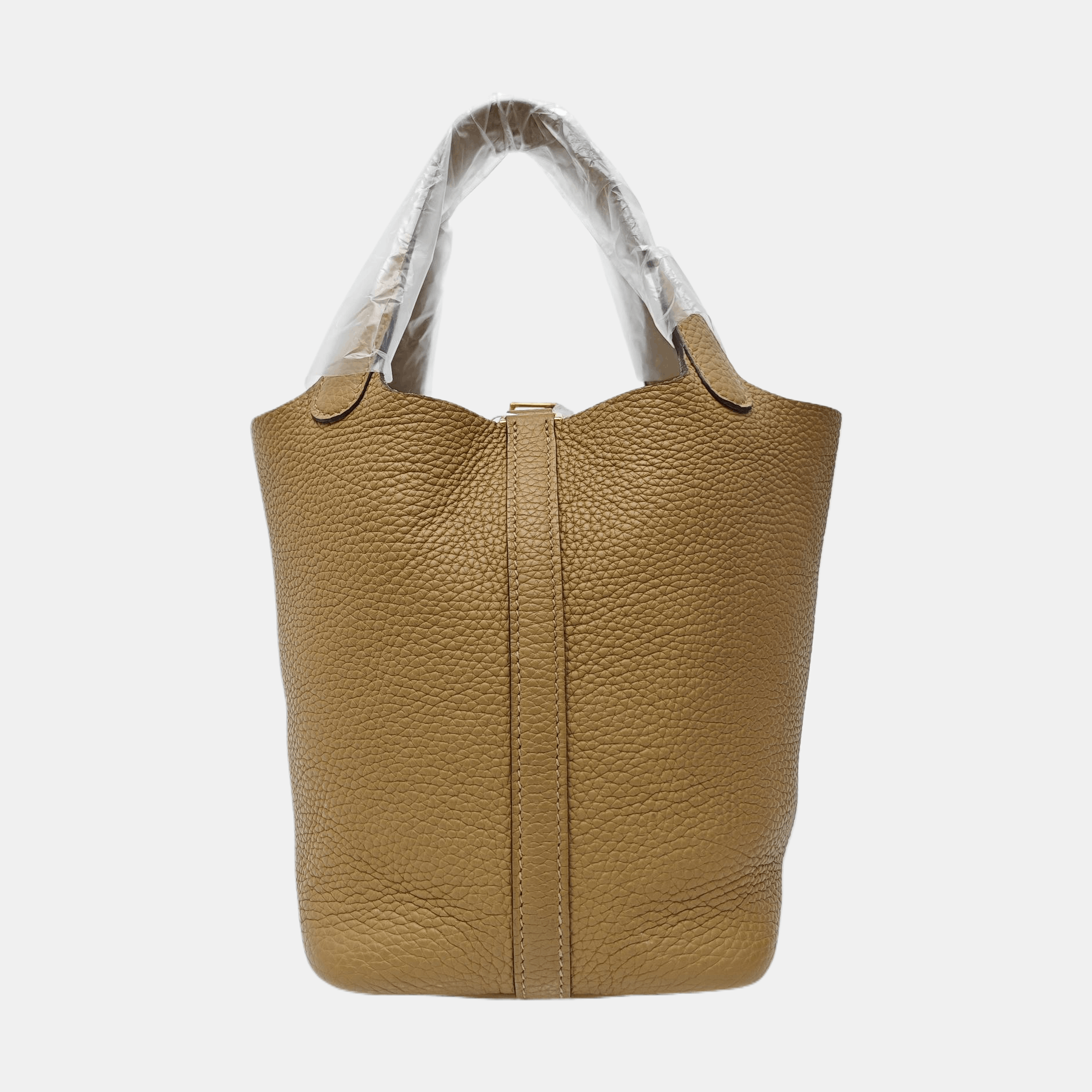 Hermes HERMÈS Picotin Lock 18 Biscuit Clemence Leather Bag Size ONE SIZE - 4 Thumbnail