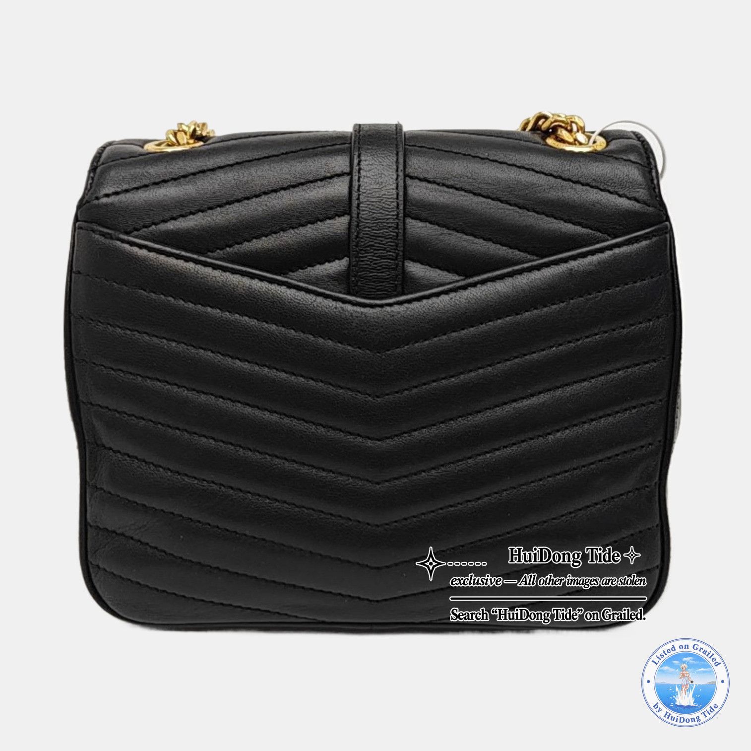Saint Laurent Paris Saint Laurent Sulpice Quilted Leather Shoulder Bag Size ONE SIZE - 4 Thumbnail