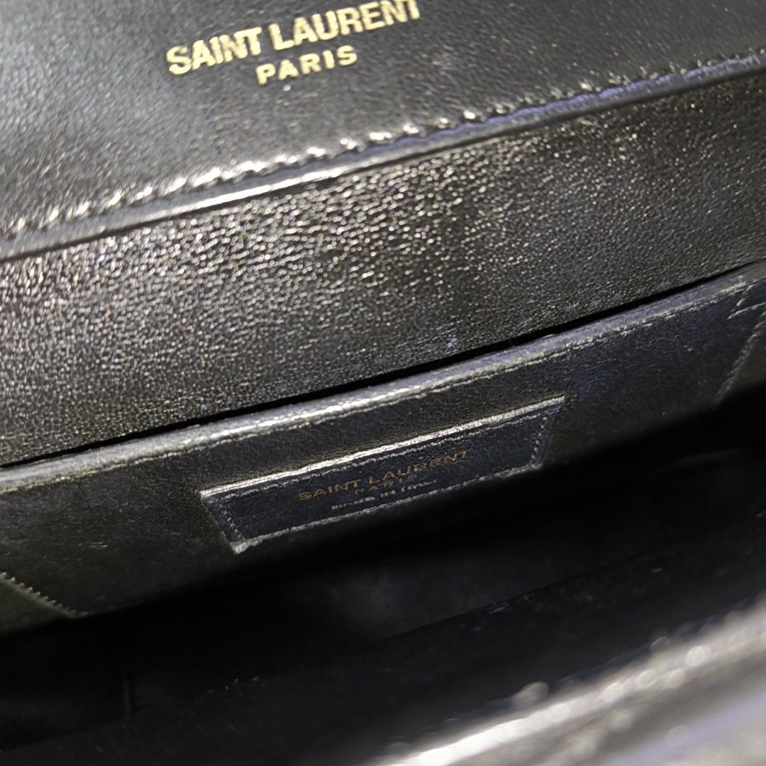 Saint Laurent Paris Saint Laurent Sulpice Quilted Leather Shoulder Bag Size ONE SIZE - 13 Thumbnail