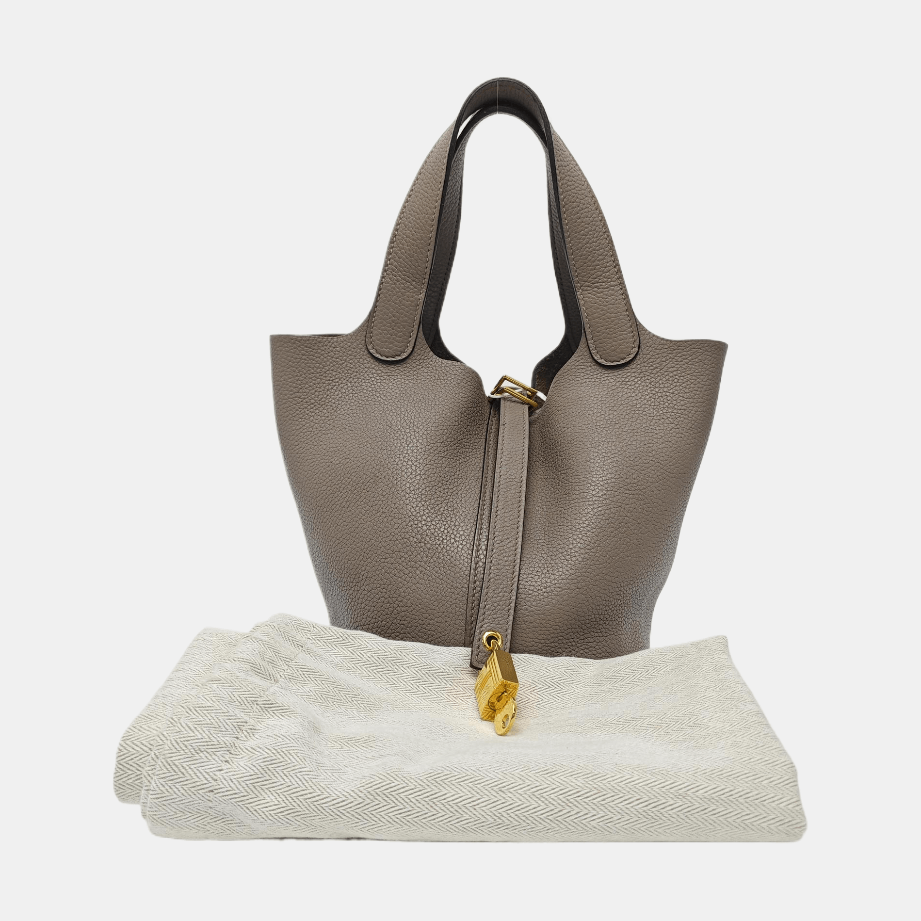 Hermes HERMÈS Picotin Lock 18 Clemence Leather Bag Size ONE SIZE - 7 Thumbnail