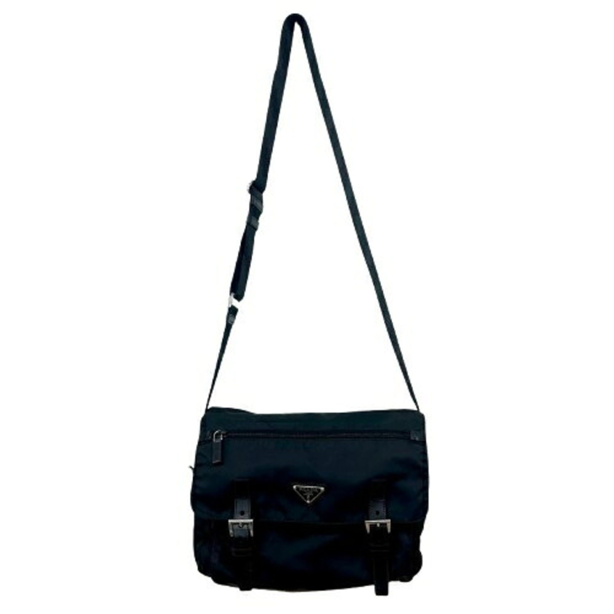 Prada PRADA BT6671 Shoulder Bag, Nylon, Black, Unisex Size ONE SIZE - 3 Thumbnail