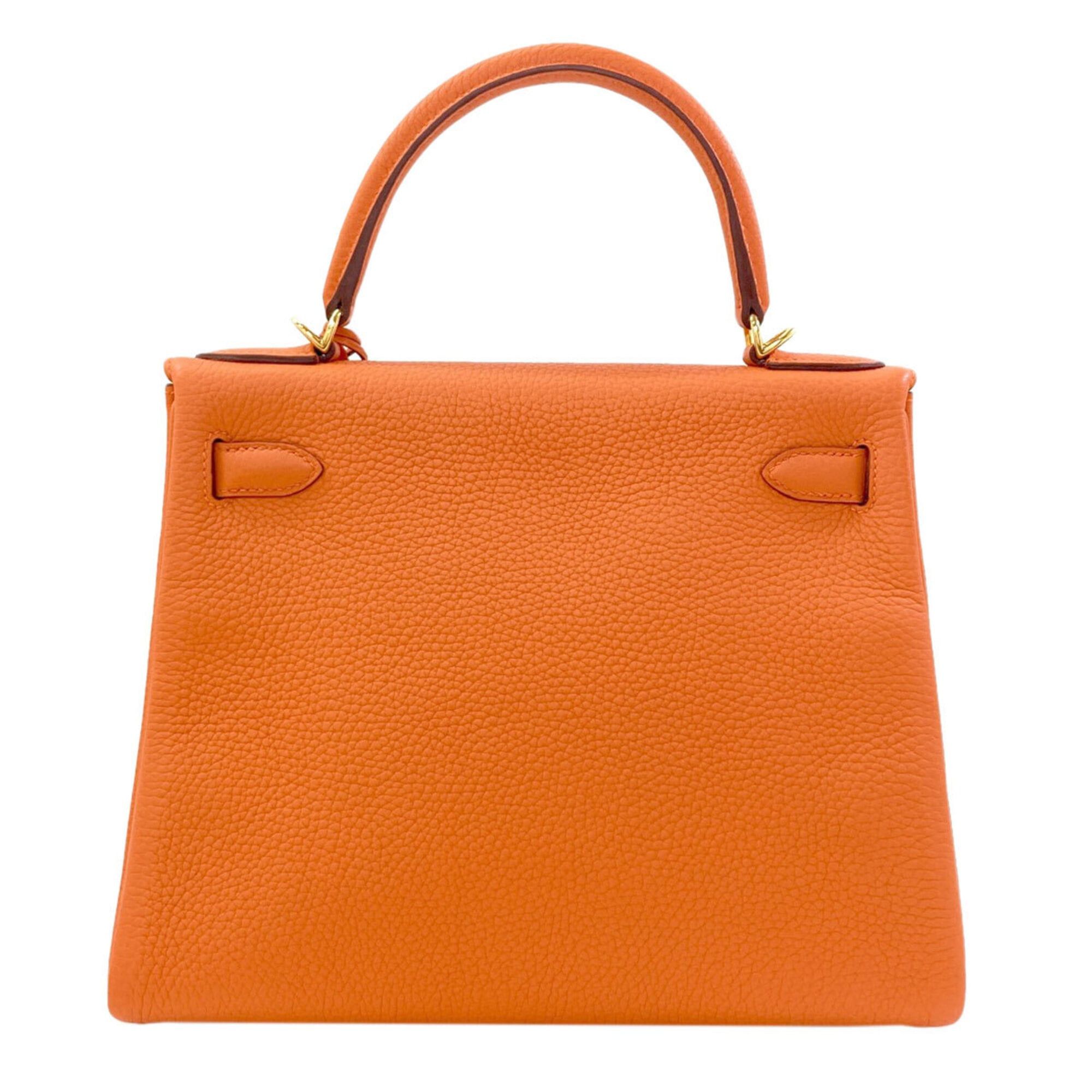 Hermes Hermes Kelly 28, inner stitching, gold hardware, handbag, Togo leather, women's. Size ONE SIZE - 2 Thumbnail