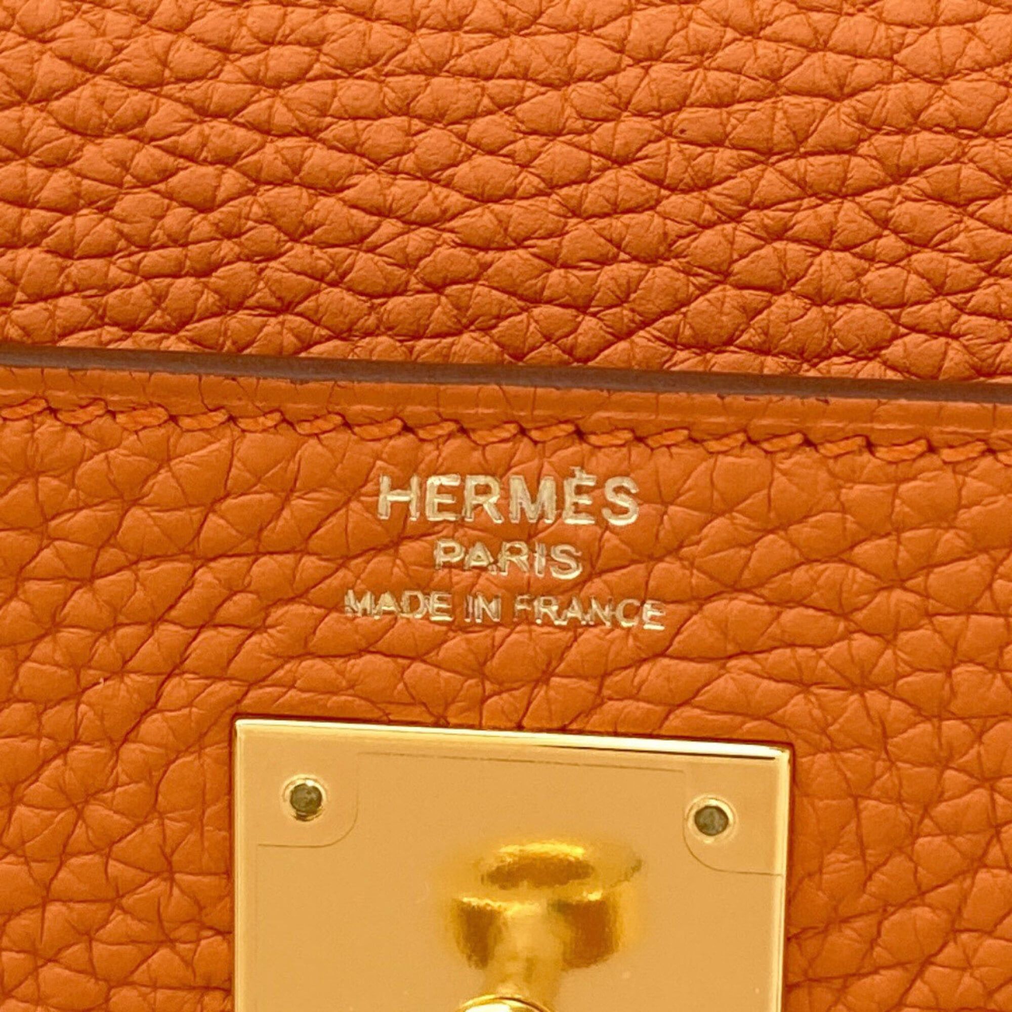 Hermes Hermes Kelly 28, inner stitching, gold hardware, handbag, Togo leather, women's. Size ONE SIZE - 6 Thumbnail