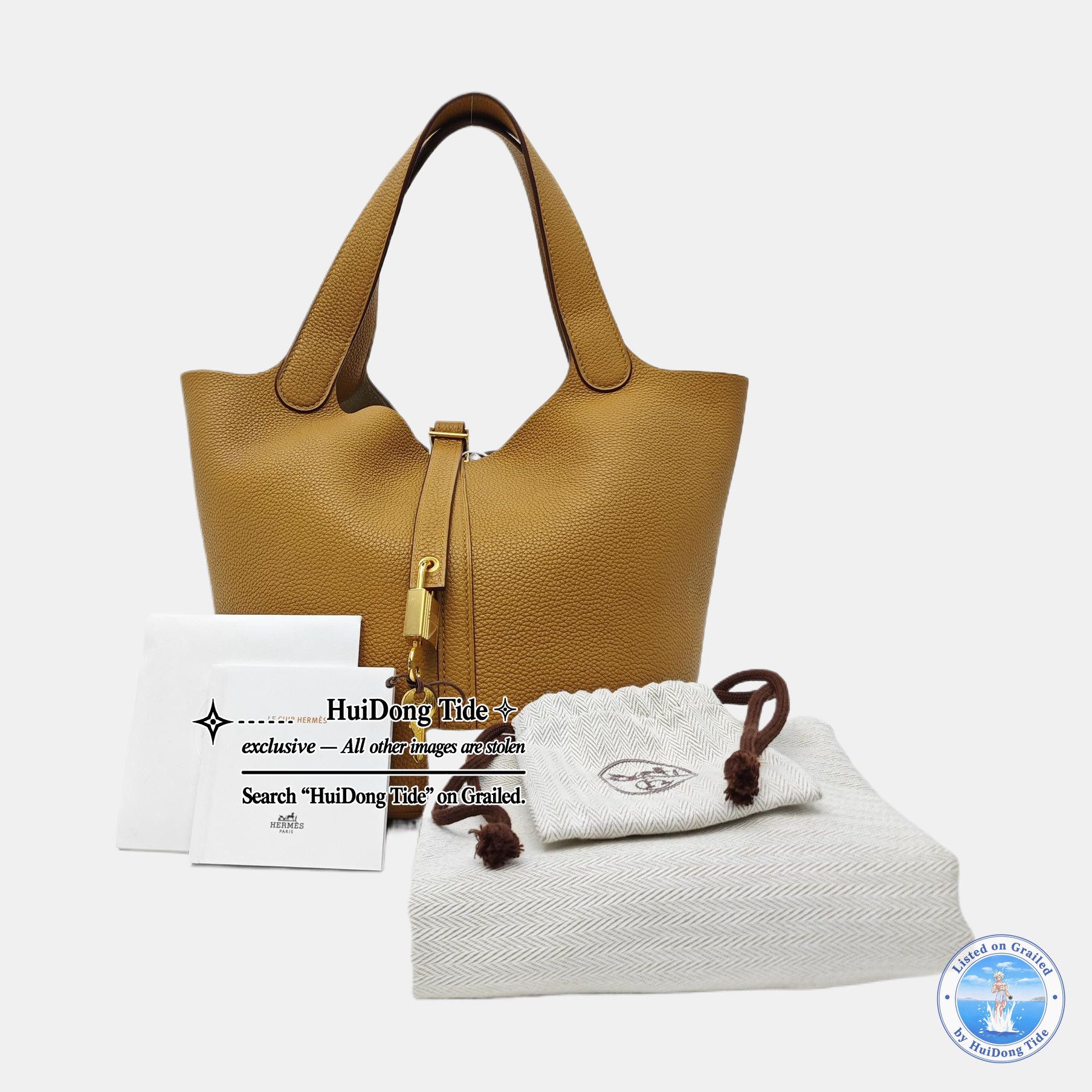 Hermes Hermès Picotin Lock 22 Clemence Leather Bag Size ONE SIZE Size ONE SIZE - 7 Thumbnail