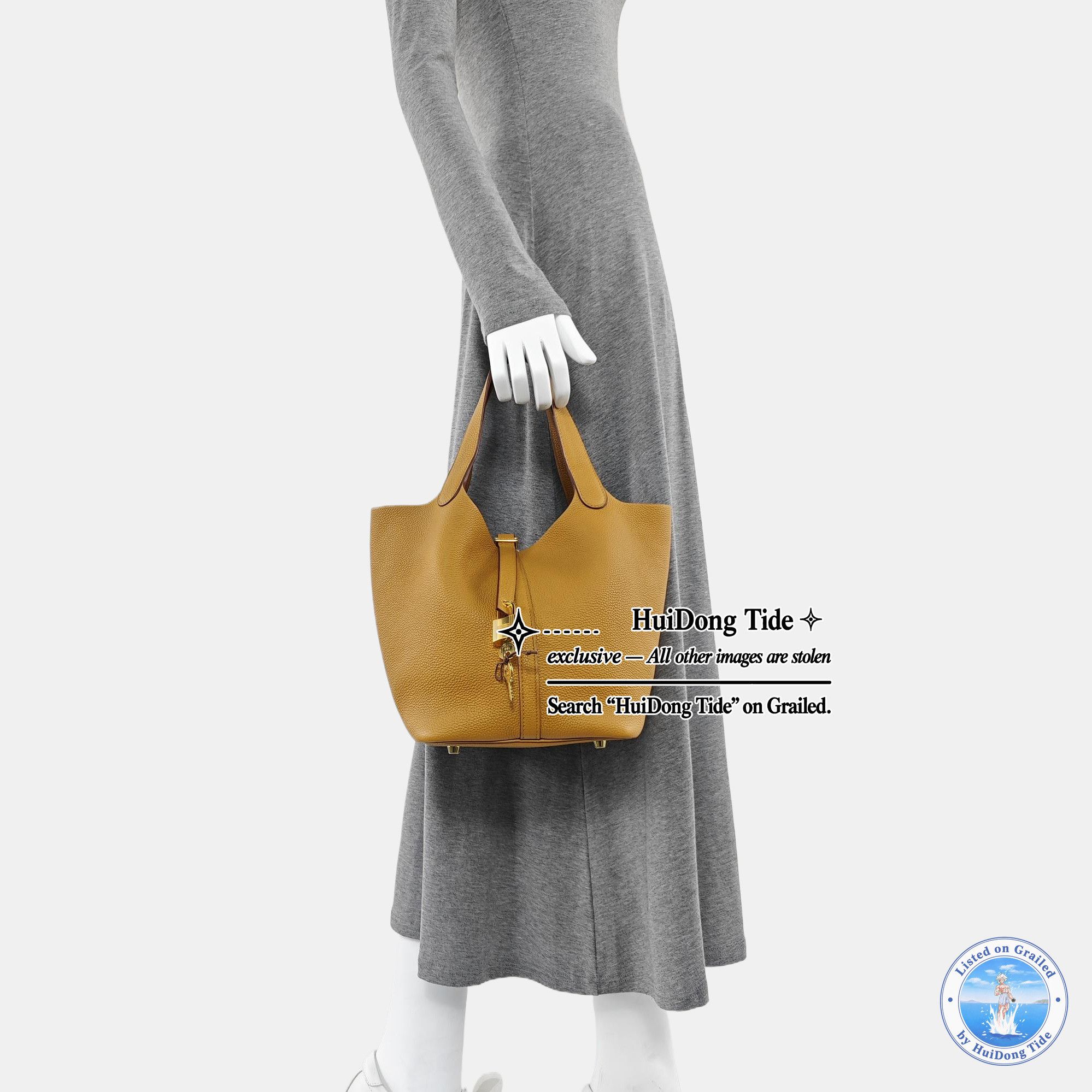 Hermes Hermès Picotin Lock 22 Clemence Leather Bag Size ONE SIZE Size ONE SIZE - 2 Thumbnail