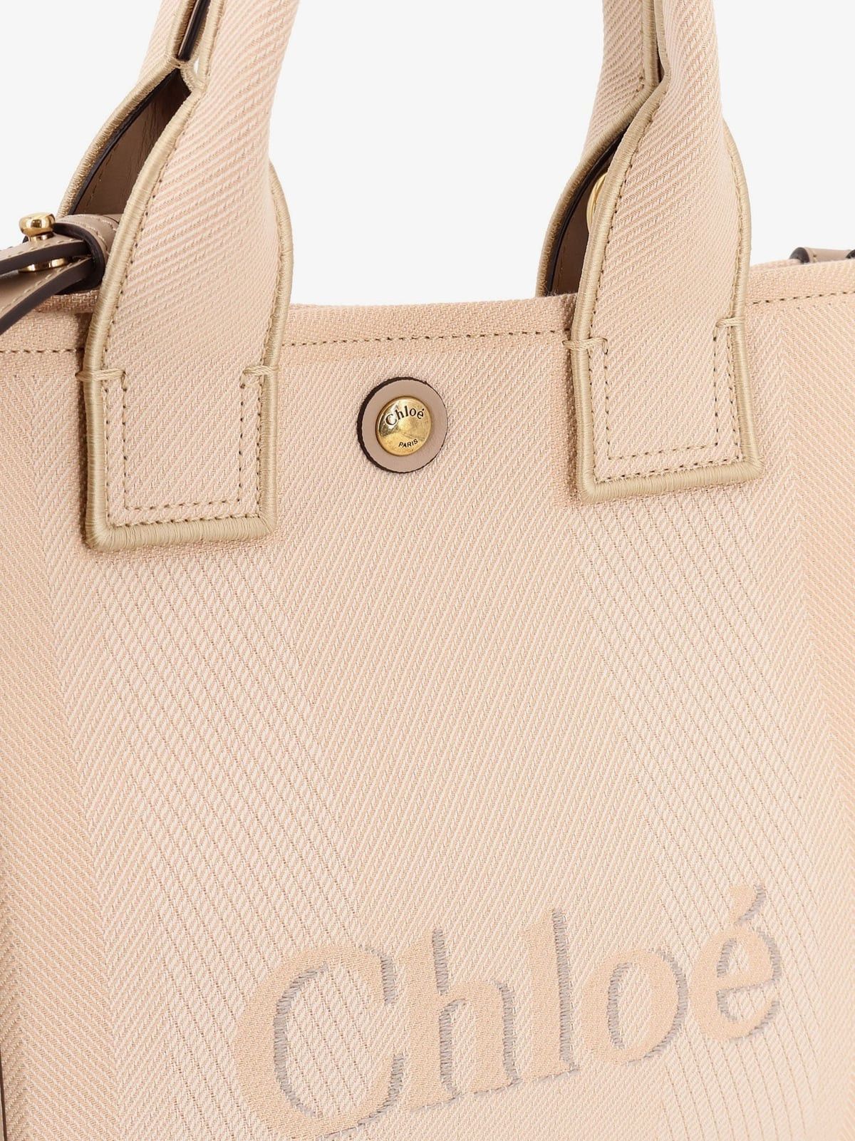 Chloe CHLOE' Chloé Carry canvas crossbody bag Size ONE SIZE - 4 Thumbnail