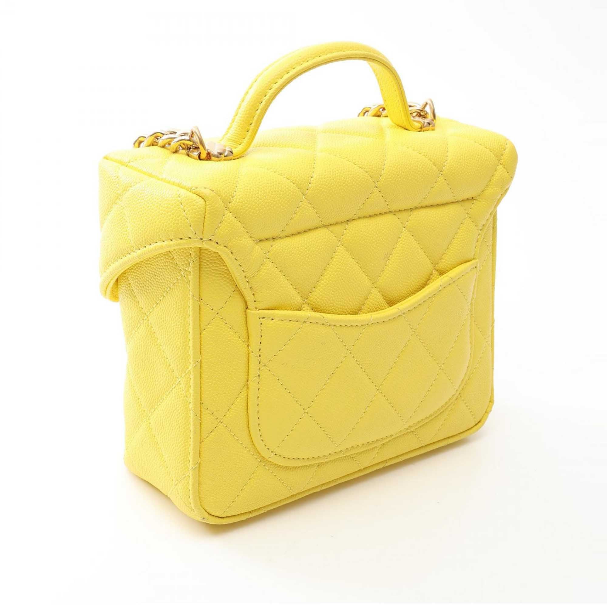 Chanel Quilted Caviar Handy Box Vanity Case with Chain Size ONE SIZE - 2 Thumbnail