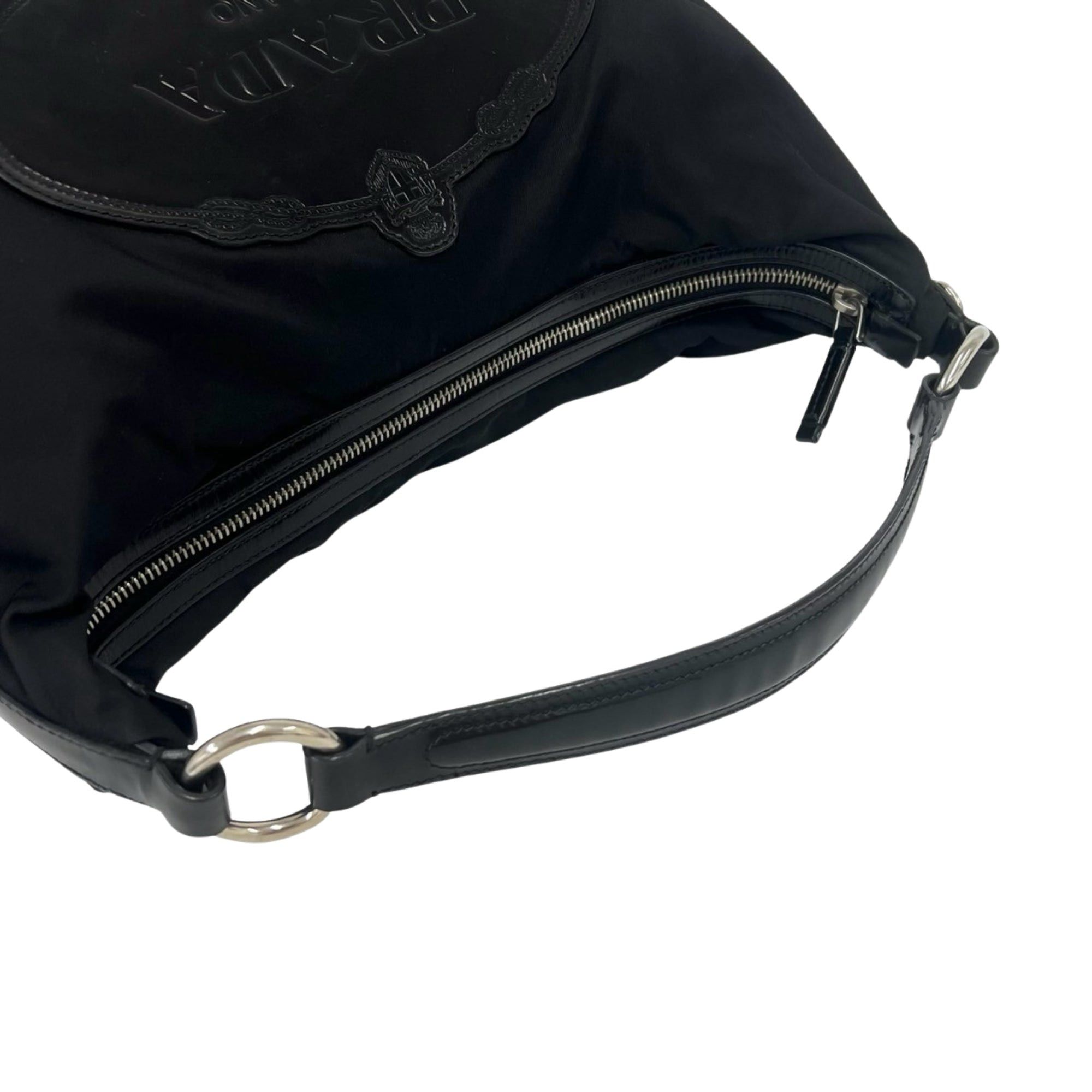 Prada Tessuto Canapa Logo Hobo Size ONE SIZE - 9 Thumbnail