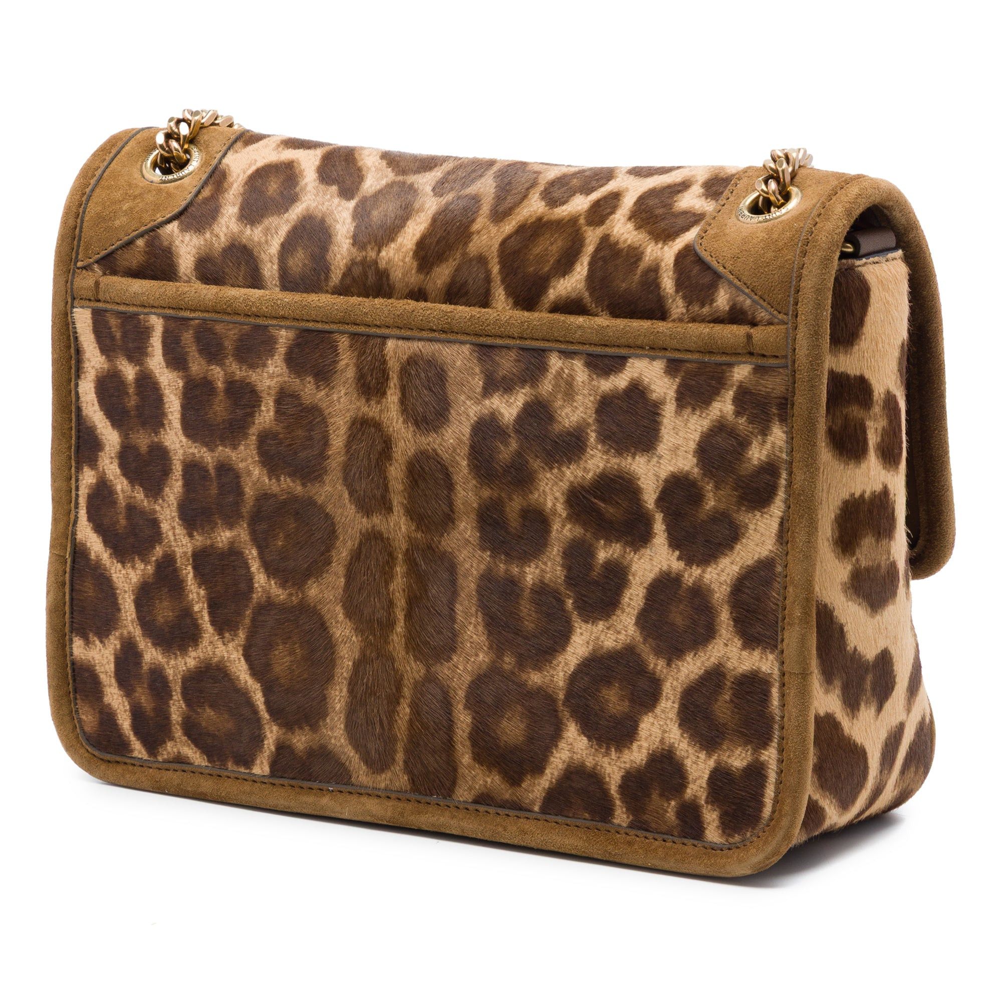 Saint Laurent Paris Baby Pony Hair Leopard Print Niki Size ONE SIZE - 2 Thumbnail
