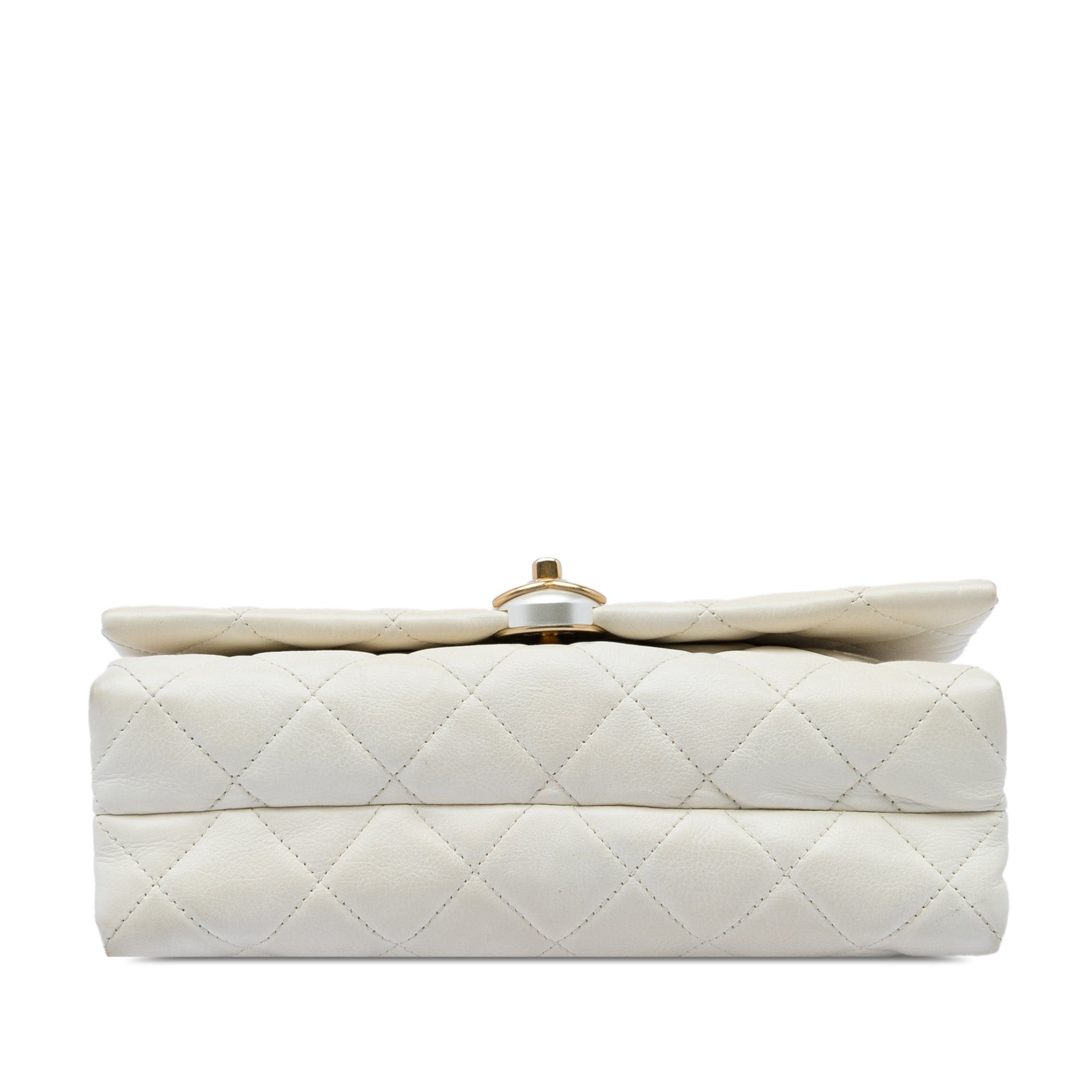 Chanel Quilted Calfskin Pearl CC Accordion Flap Size ONE SIZE - 3 Thumbnail