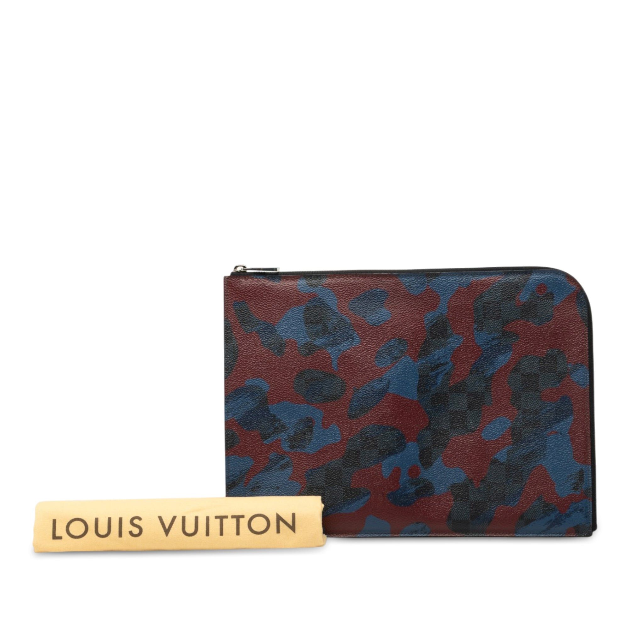 Louis Vuitton Damier Cobalt Camouflage Pochette Jour GM Size ONE SIZE - 7 Thumbnail