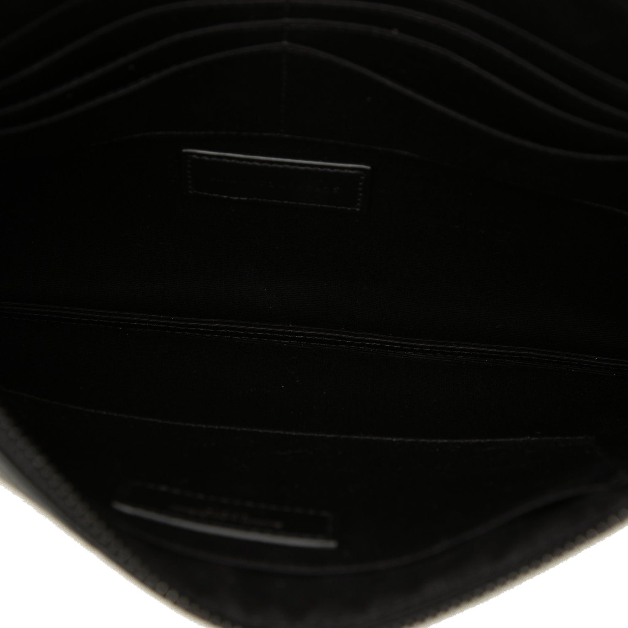 Saint Laurent Paris Croc Embossed Leather Monogram iPad Case Size ONE SIZE - 4 Thumbnail