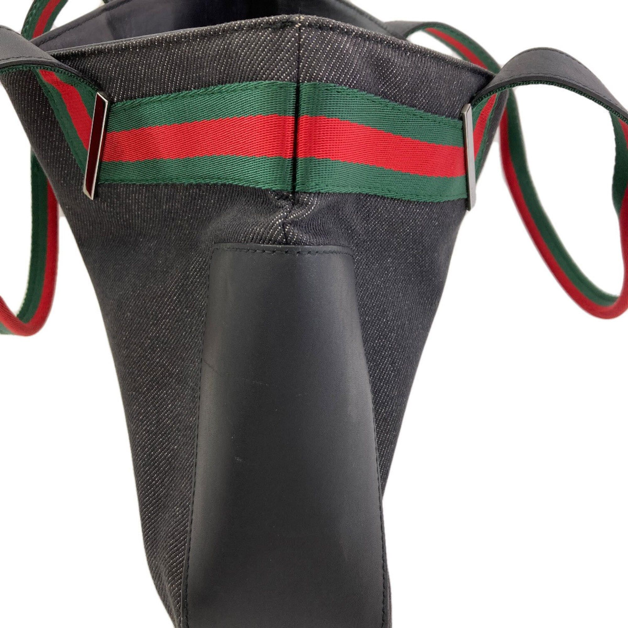 Gucci Gucci 73983 Sherry Line Handbag Canvas Women's GUCCI Size ONE SIZE - 9 Thumbnail