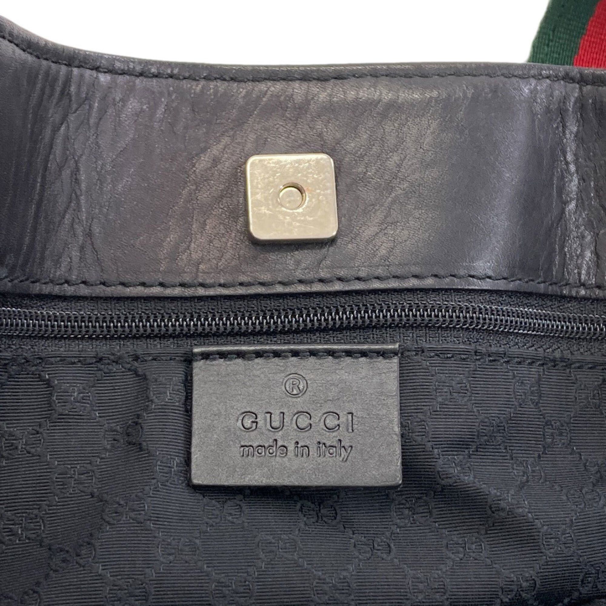 Gucci Gucci 73983 Sherry Line Handbag Canvas Women's GUCCI Size ONE SIZE - 6 Thumbnail