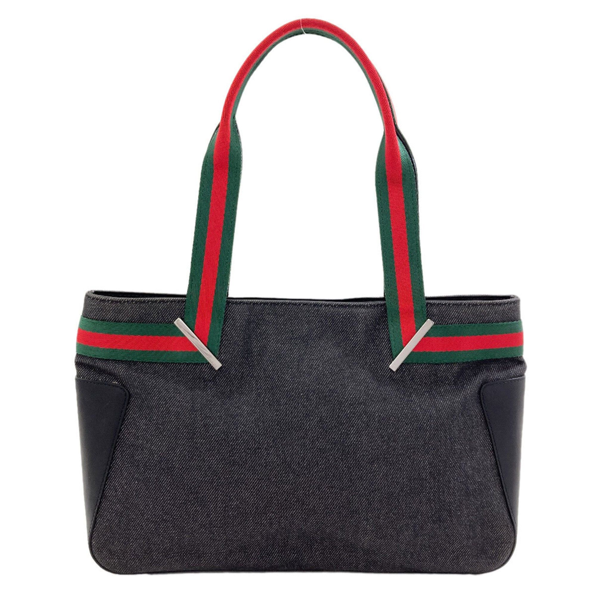 Gucci Gucci 73983 Sherry Line Handbag Canvas Women's GUCCI Size ONE SIZE - 2 Thumbnail