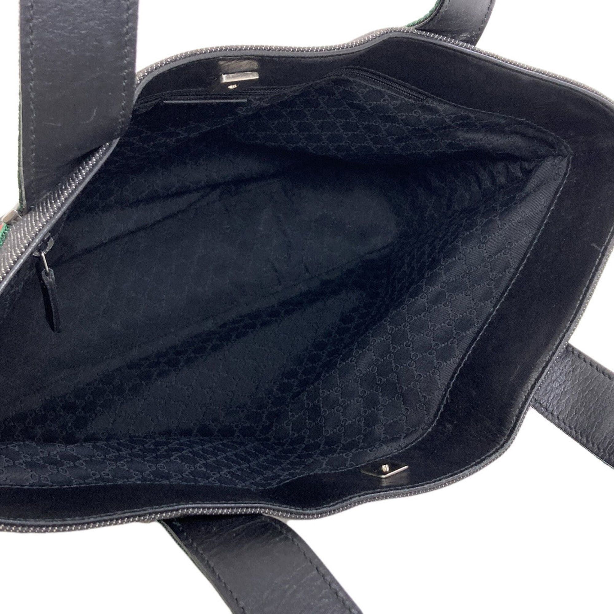 Gucci Gucci 73983 Sherry Line Handbag Canvas Women's GUCCI Size ONE SIZE - 5 Thumbnail