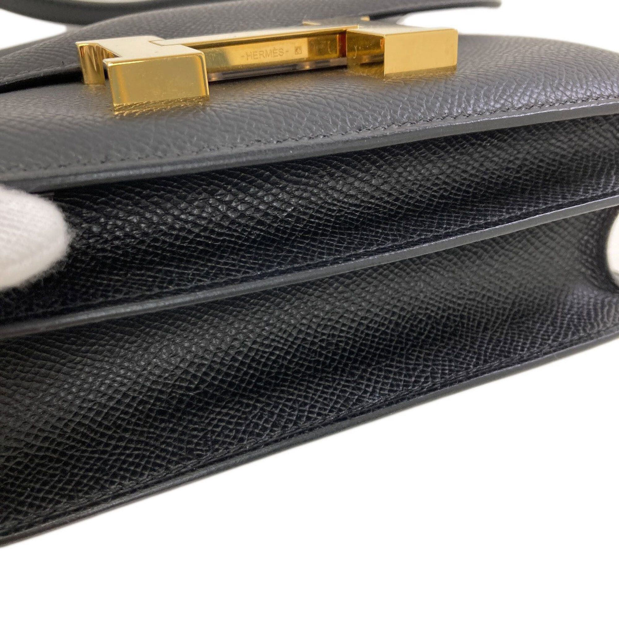 Hermes Hermes Constance Mini 18 Gold Hardware Shoulder Bag Epsom Leather Women's HERMES Size ONE SIZE - 12 Thumbnail
