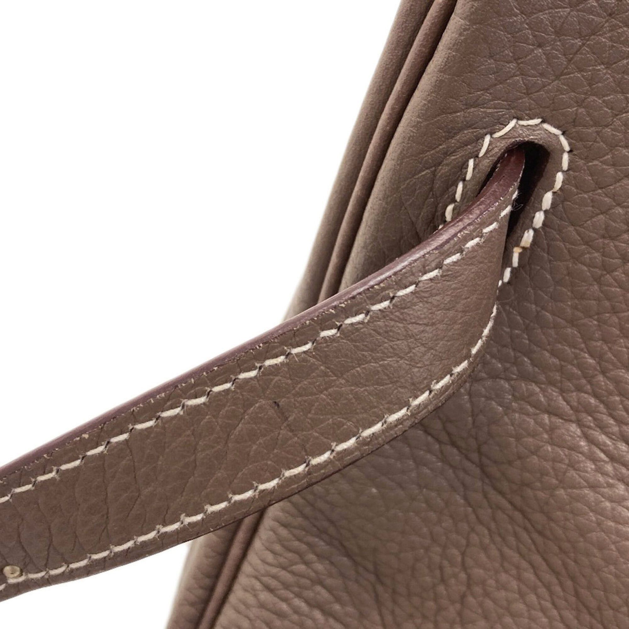 Hermes Hermes Birkin 30 Etoupe Silver Hardware Togo Leather Handbag for Women HERMES Size ONE SIZE - 17 Thumbnail