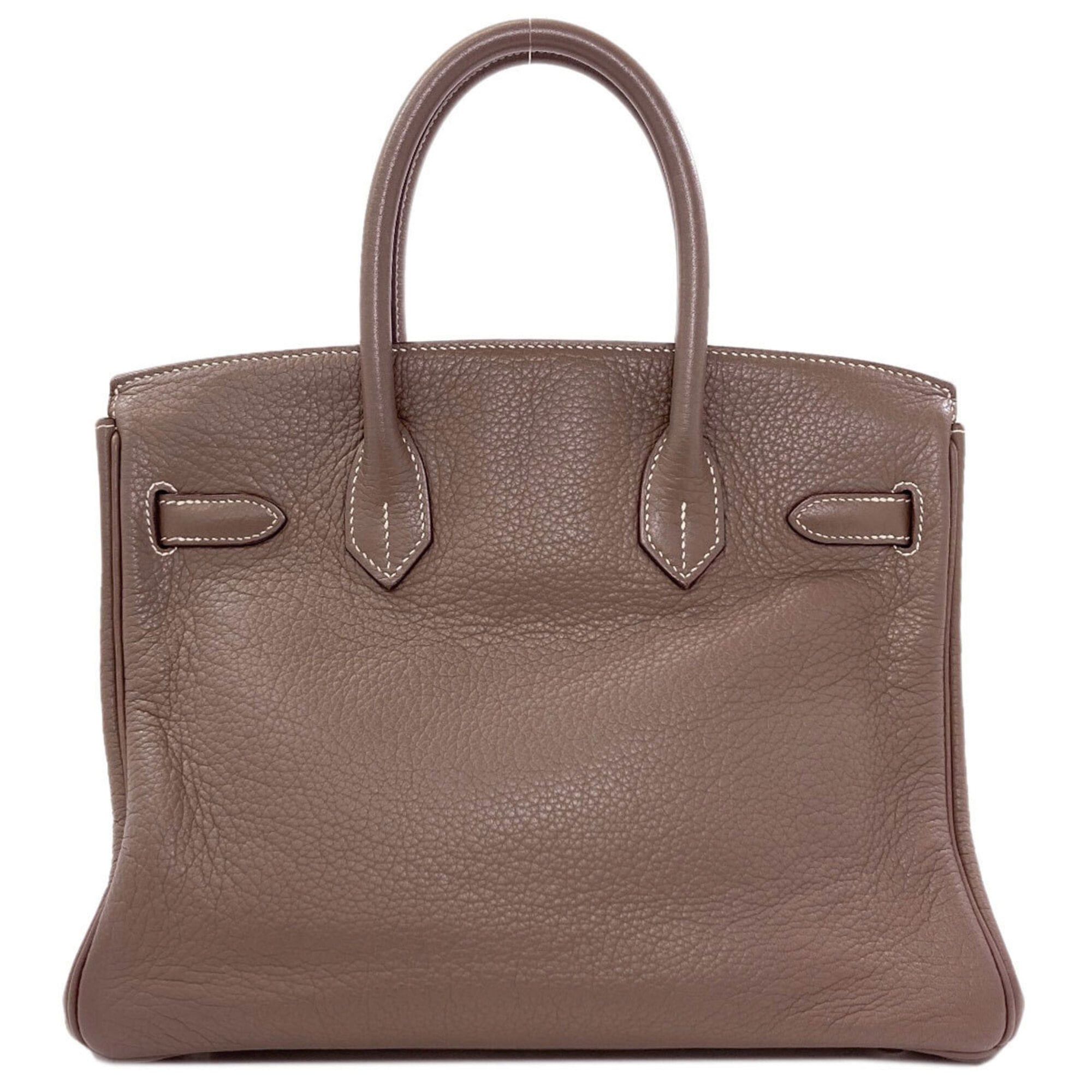 Hermes Hermes Birkin 30 Etoupe Silver Hardware Togo Leather Handbag for Women HERMES Size ONE SIZE - 2 Thumbnail