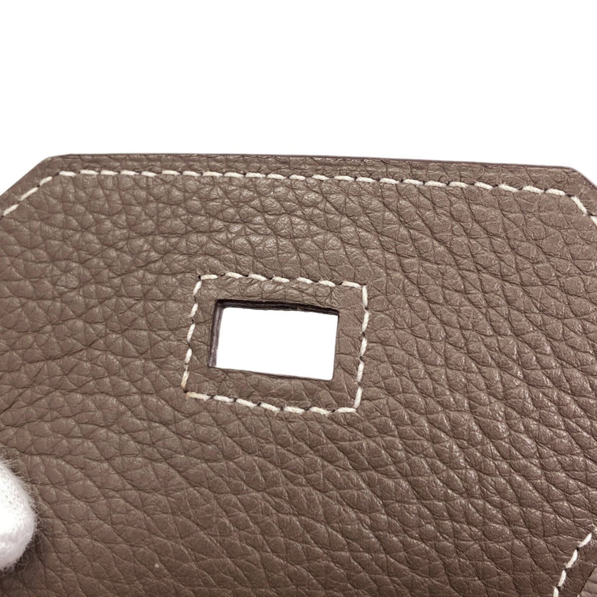 Hermes Hermes Birkin 30 Etoupe Silver Hardware Togo Leather Handbag for Women HERMES Size ONE SIZE - 16 Thumbnail