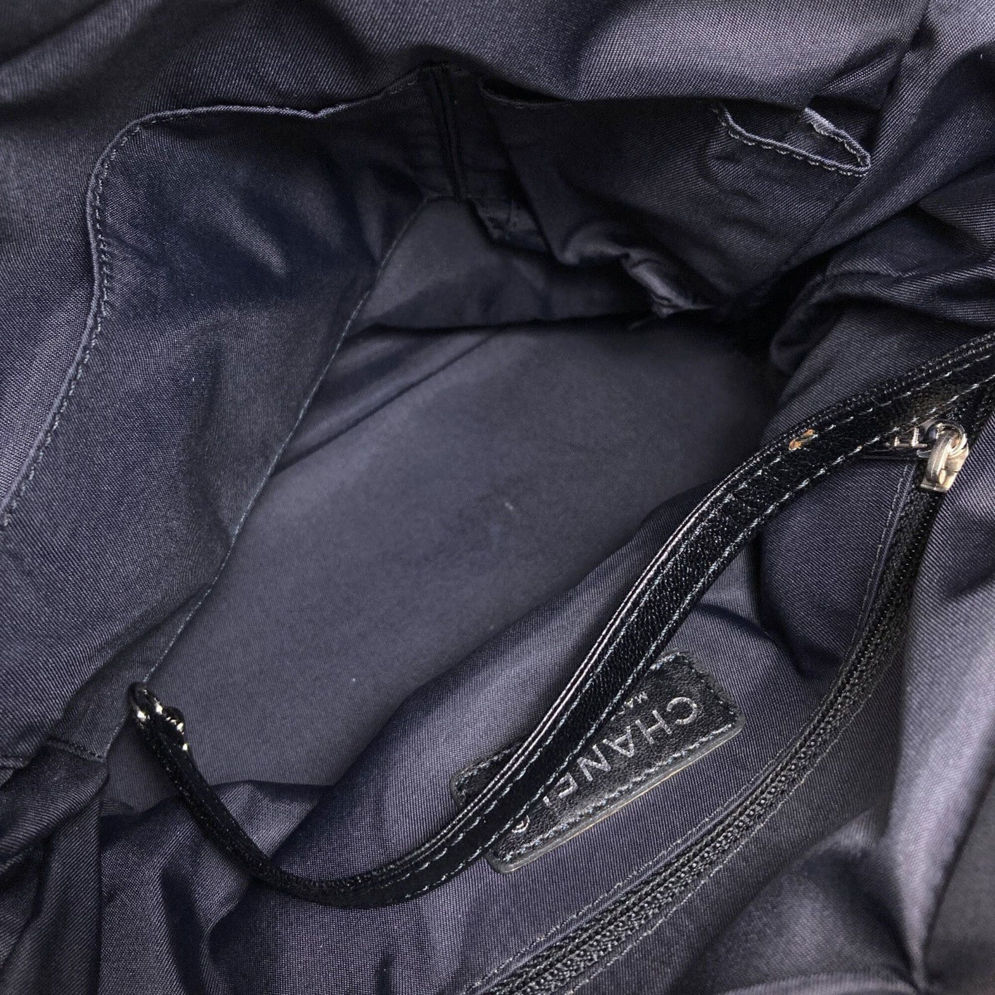 Chanel Chanel Paris Biarritz Tote PM, Silver Hardware, Bag, Coated Canvas, Women's CHANEL Size ONE SIZE - 8 Thumbnail