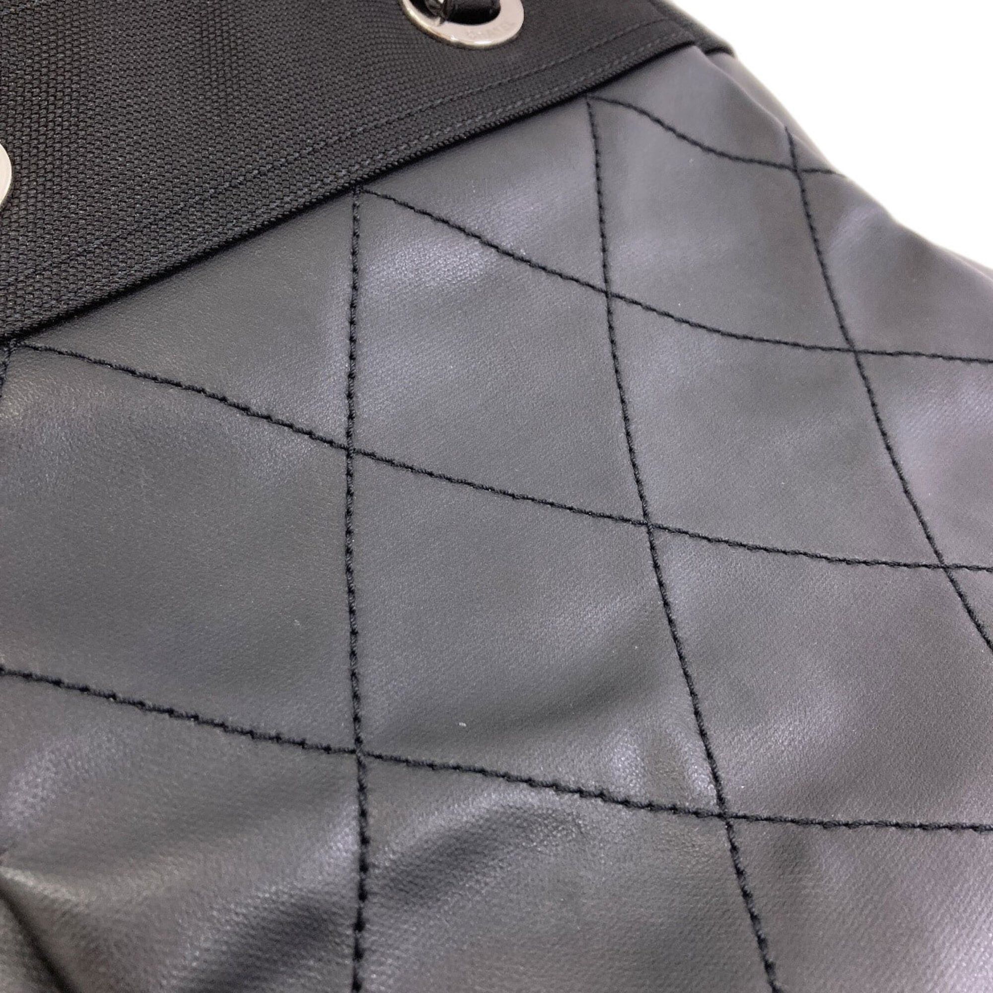 Chanel Chanel Paris Biarritz Tote PM, Silver Hardware, Bag, Coated Canvas, Women's CHANEL Size ONE SIZE - 10 Thumbnail