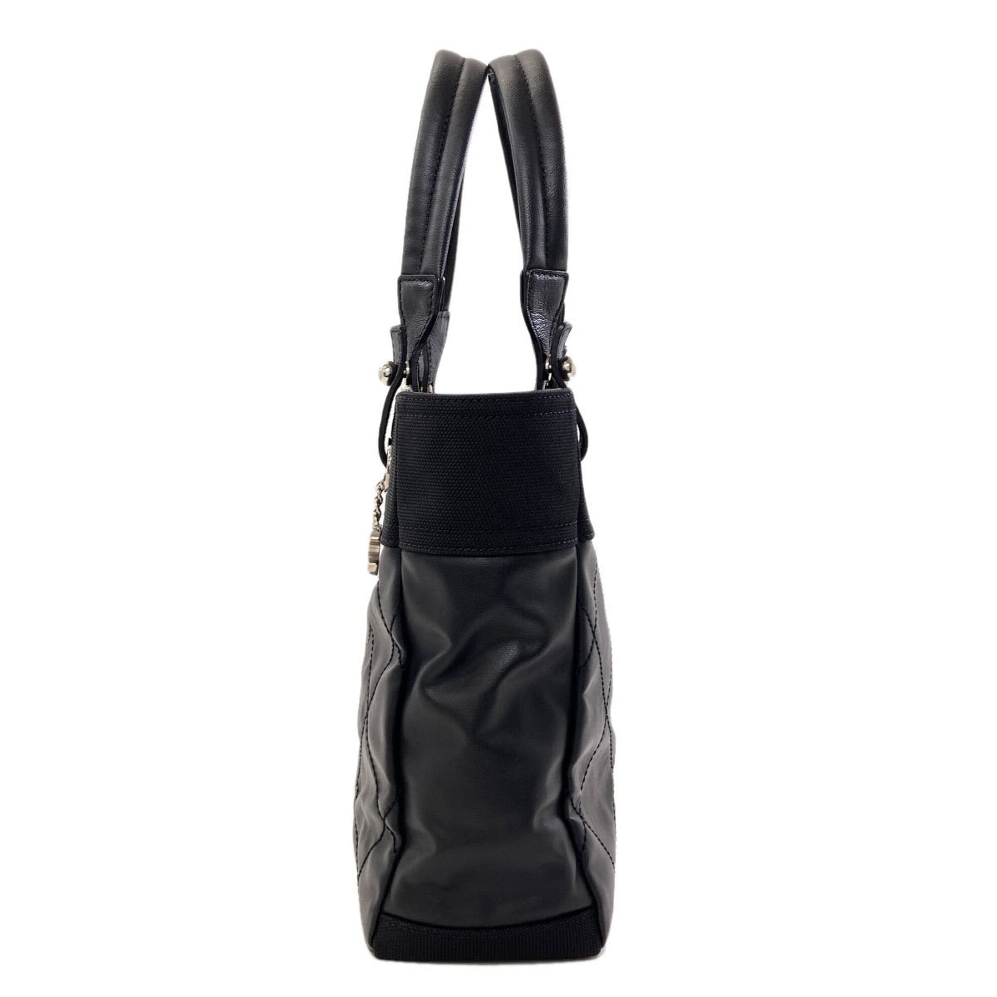 Chanel Chanel Paris Biarritz Tote PM, Silver Hardware, Bag, Coated Canvas, Women's CHANEL Size ONE SIZE - 3 Thumbnail